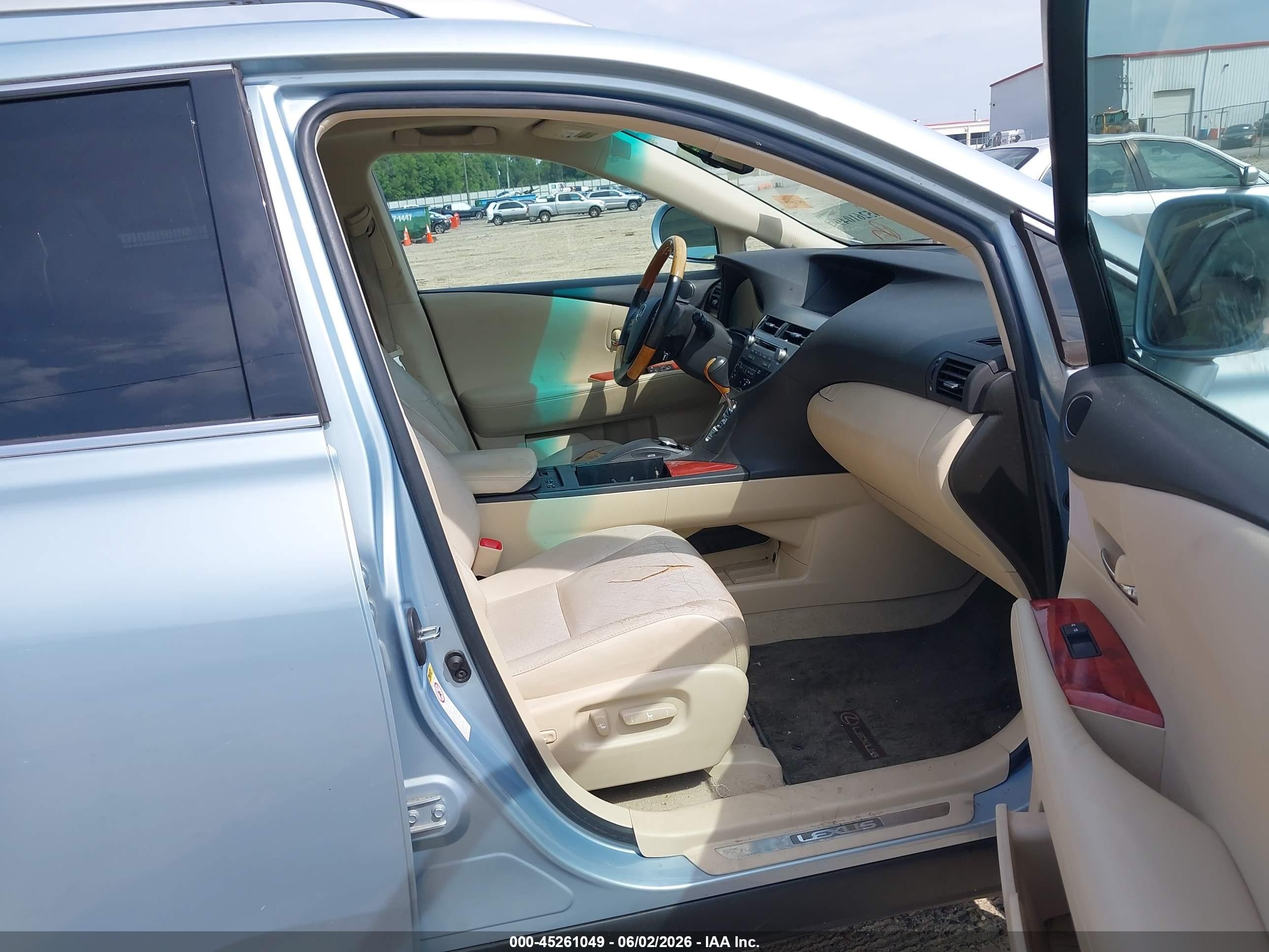 2011 Lexus Rx 350   Light Blue vin: 2T2ZK1BA0BC057297