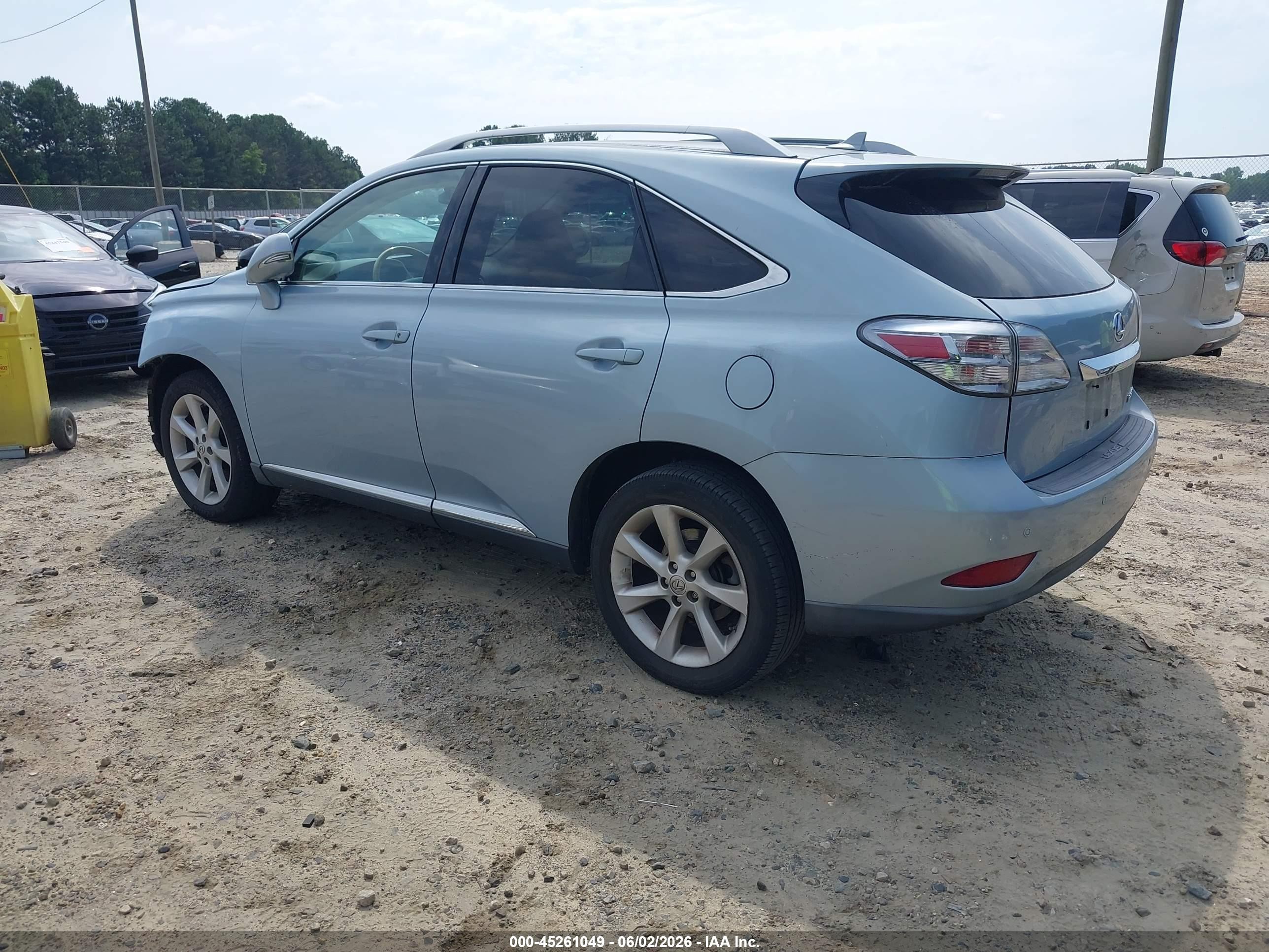 2011 Lexus Rx 350   Light Blue vin: 2T2ZK1BA0BC057297