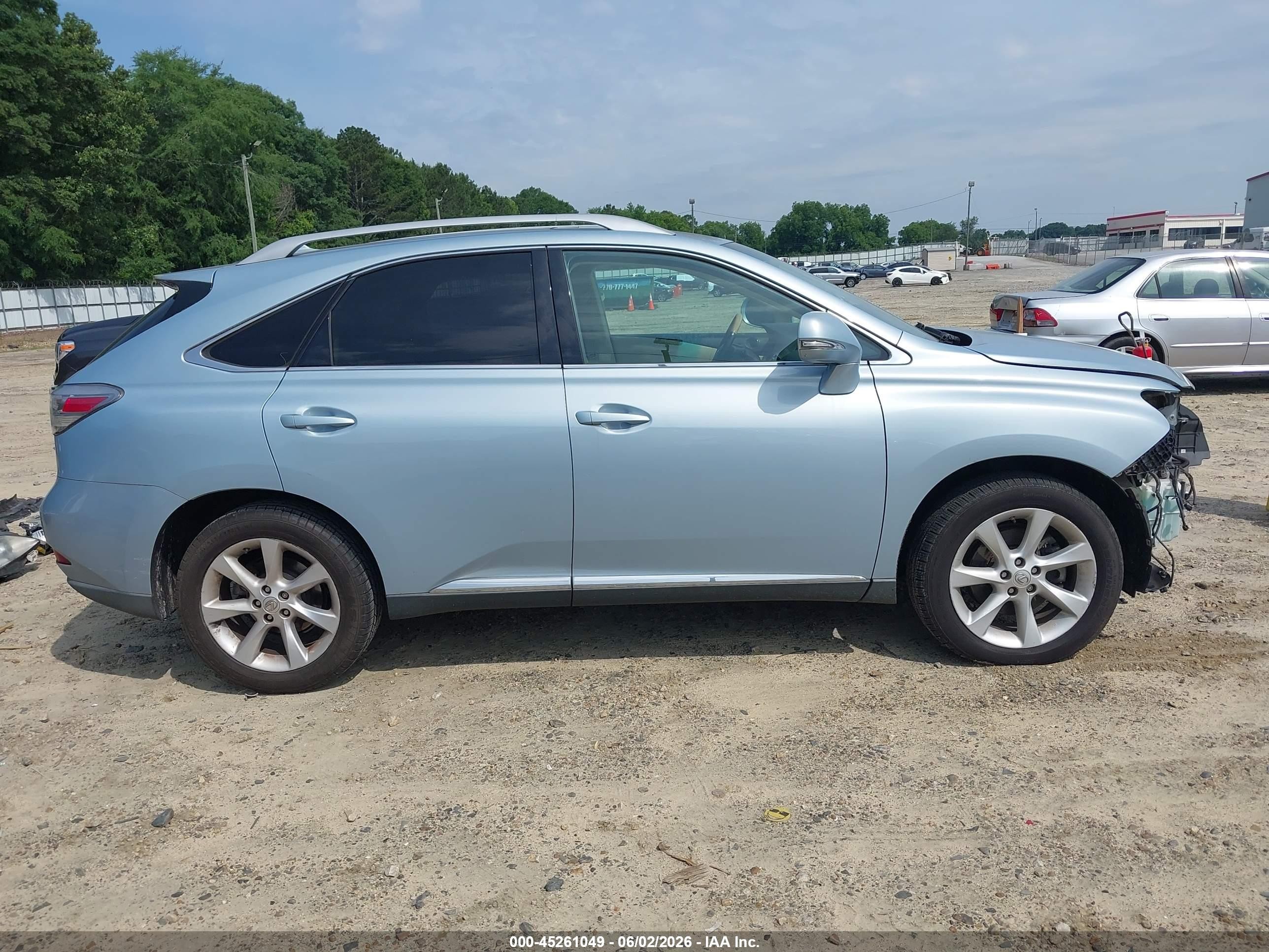 2011 Lexus Rx 350   Light Blue vin: 2T2ZK1BA0BC057297
