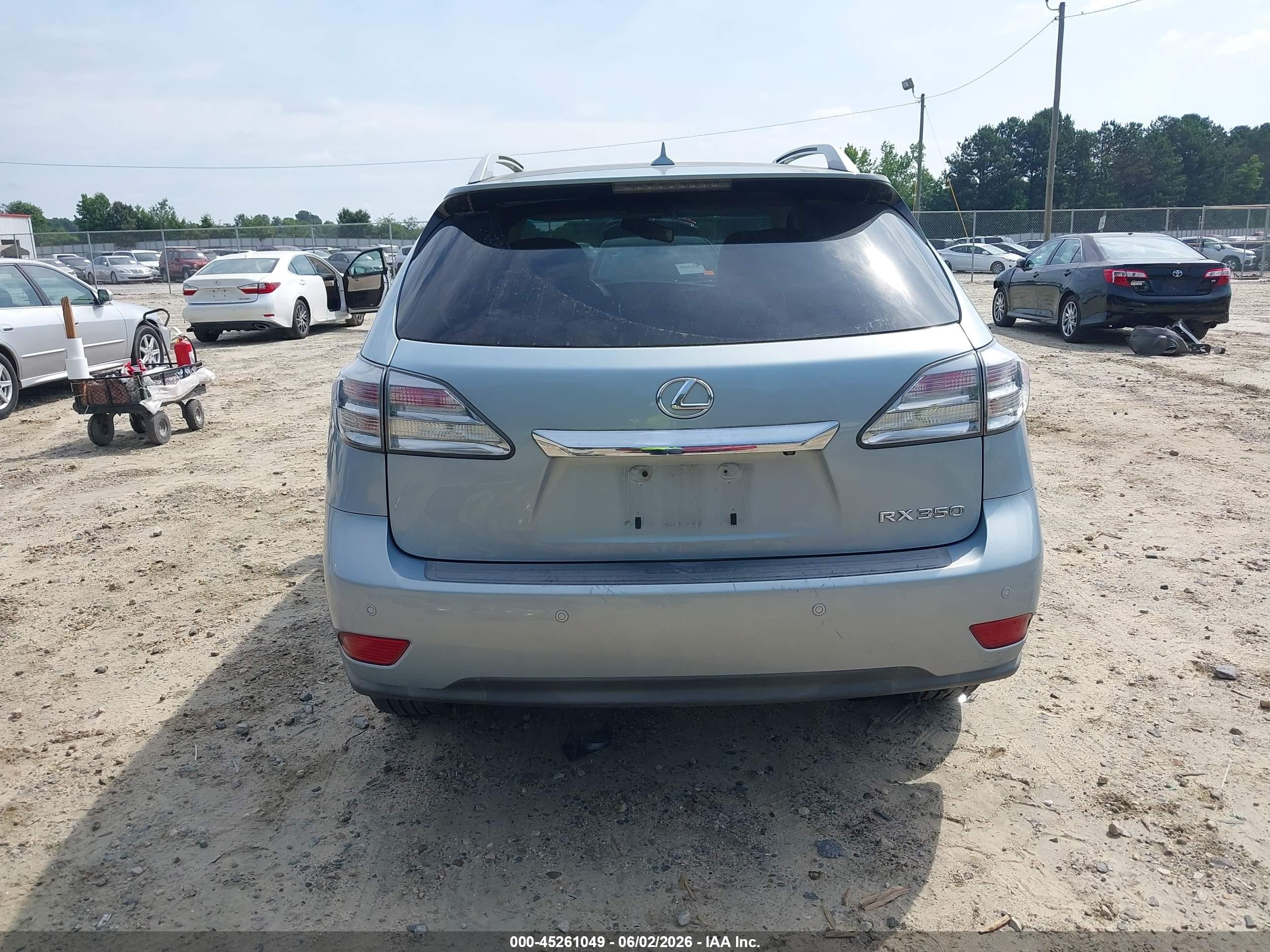 2011 Lexus Rx 350   Light Blue vin: 2T2ZK1BA0BC057297