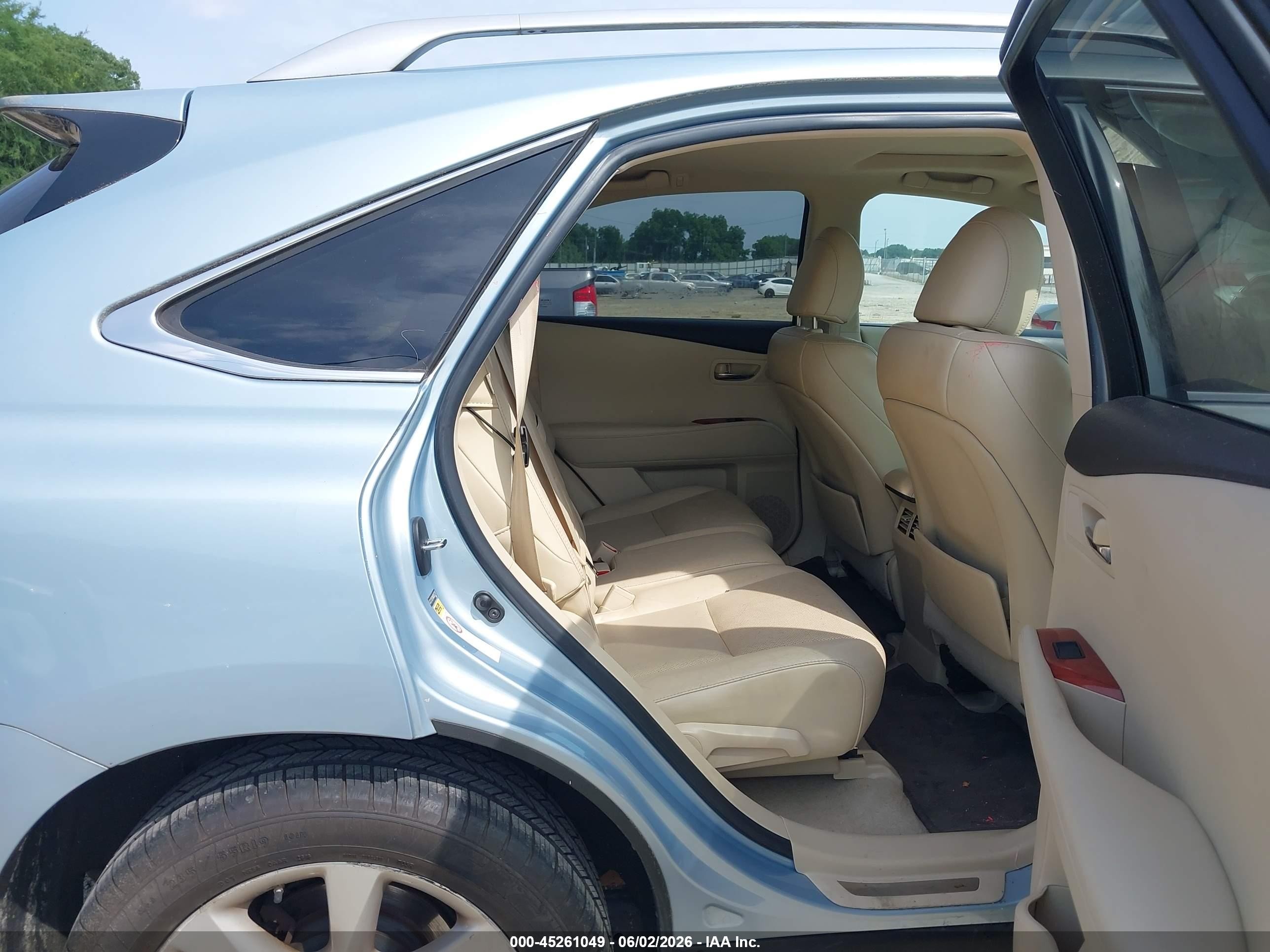 2011 Lexus Rx 350   Light Blue vin: 2T2ZK1BA0BC057297