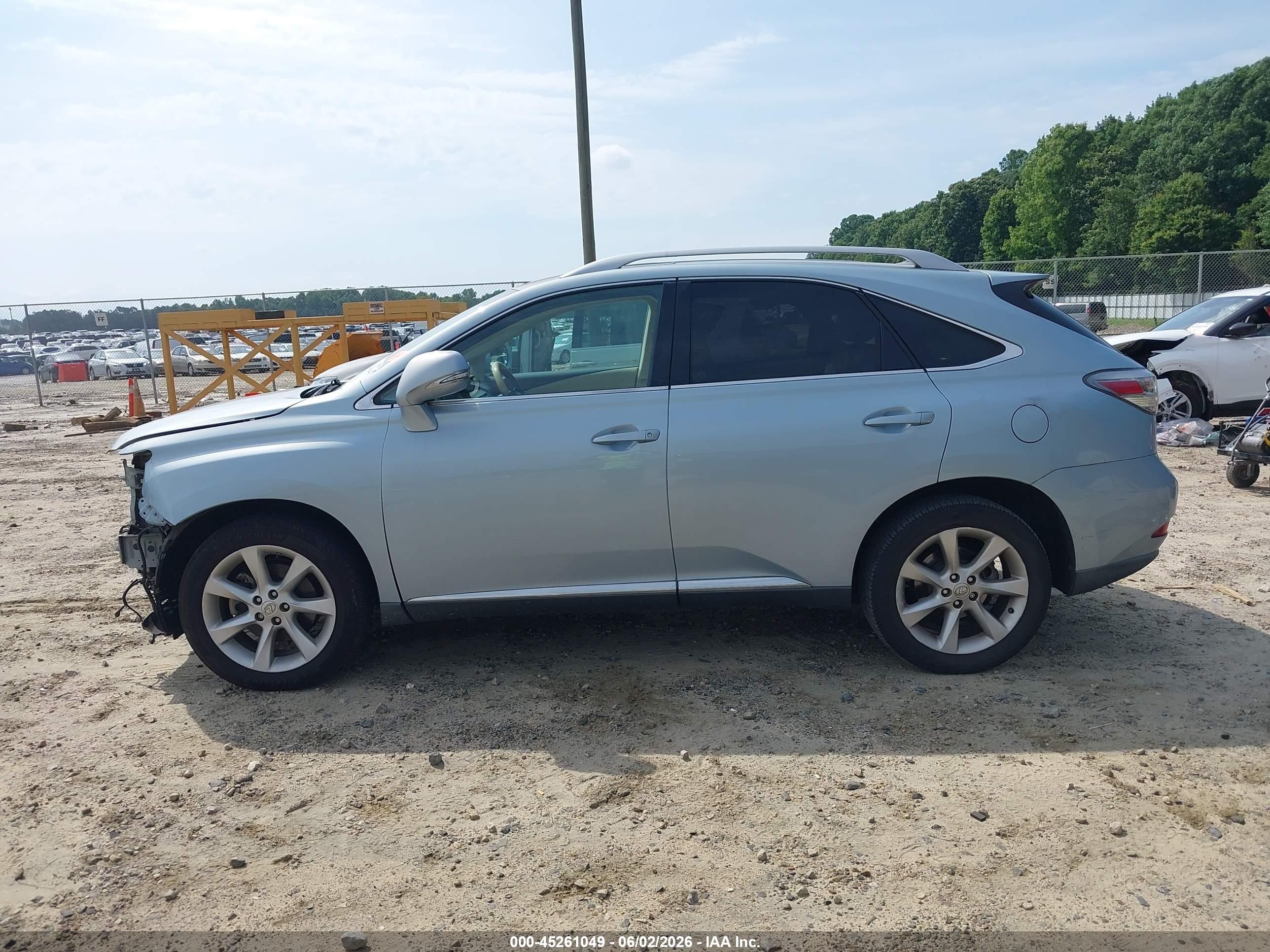 2011 Lexus Rx 350   Light Blue vin: 2T2ZK1BA0BC057297