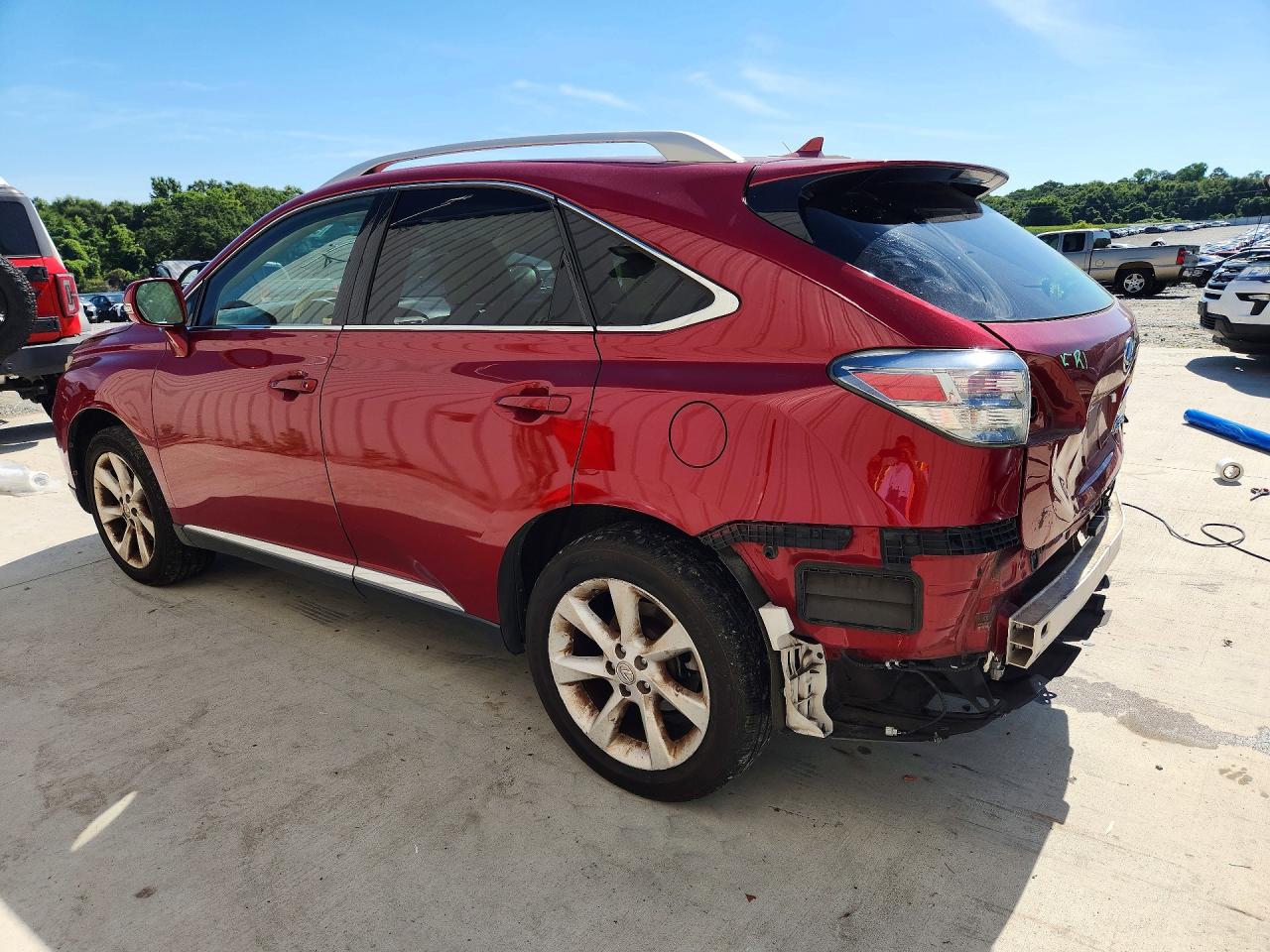 2012 Lexus Rx 350 Бордовый vin: 2T2ZK1BA0CC075817