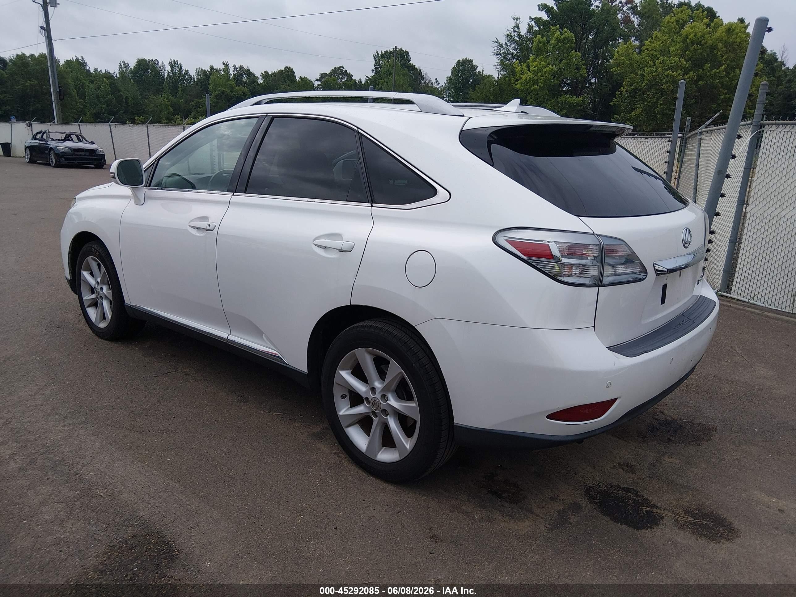 2012 Lexus Rx 350 White vin: 2T2ZK1BA0CC080256