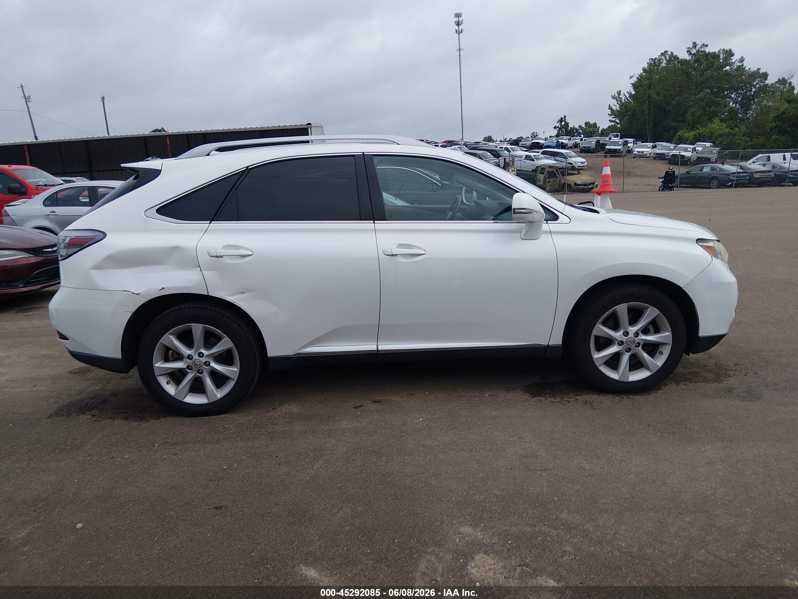 2012 Lexus Rx 350 White vin: 2T2ZK1BA0CC080256