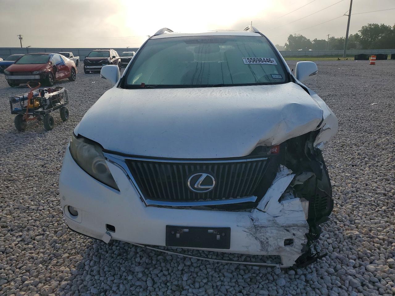 2012 Lexus Rx 350 White vin: 2T2ZK1BA0CC081097