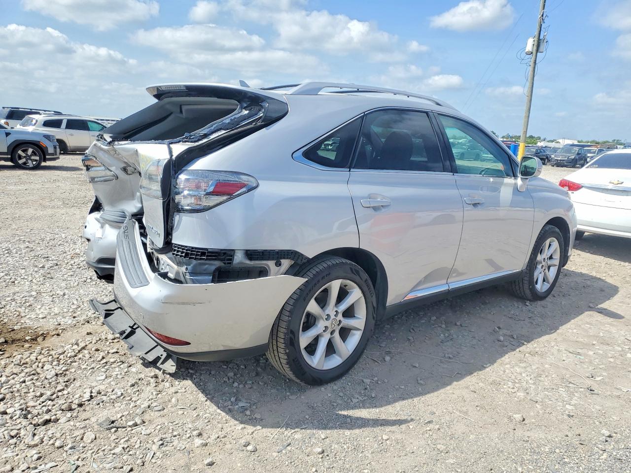 2012 Lexus Rx 350 Silver vin: 2T2ZK1BA0CC085487