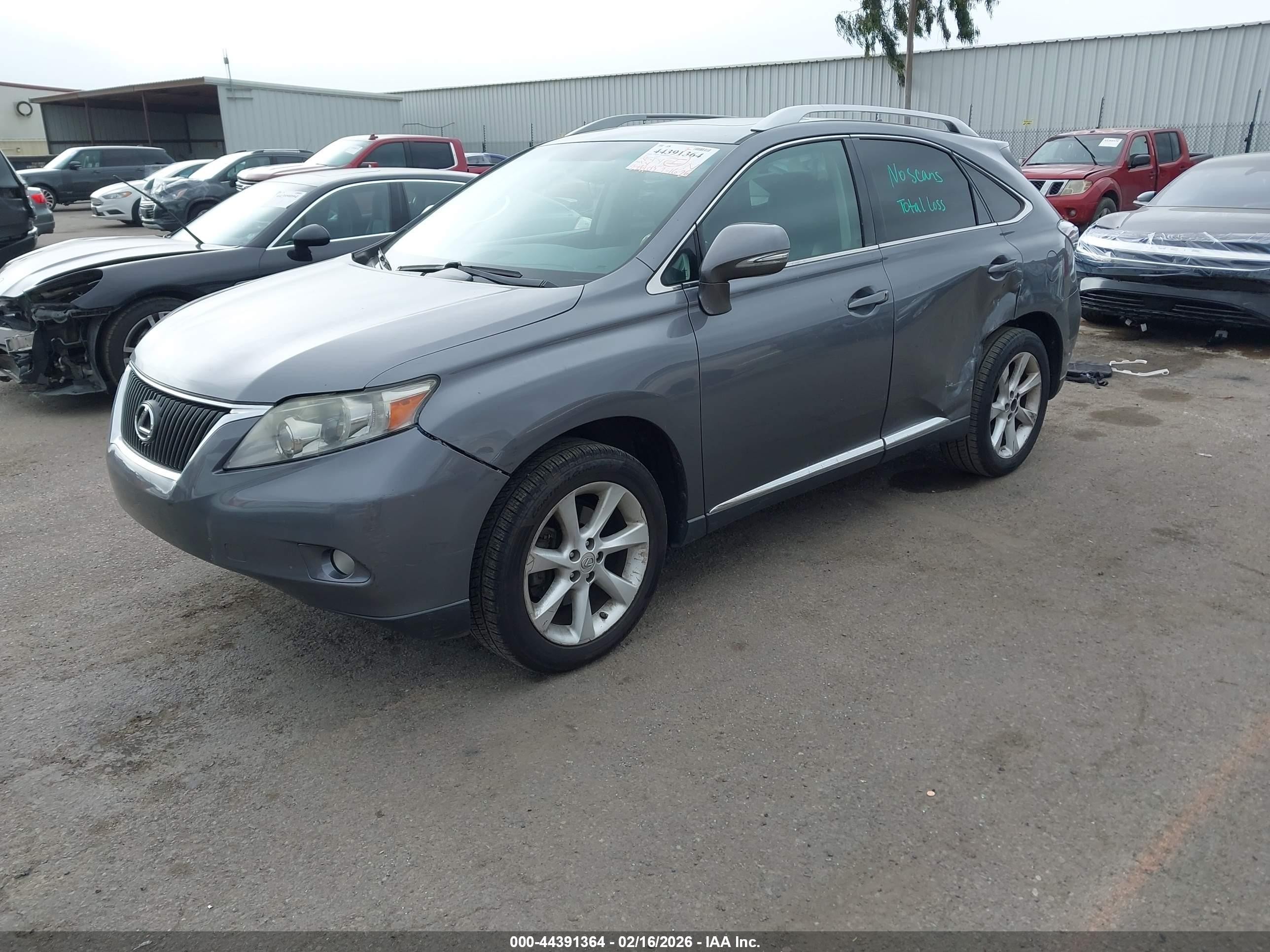 2012 Lexus Rx 350   Серый vin: 2T2ZK1BA0CC086624