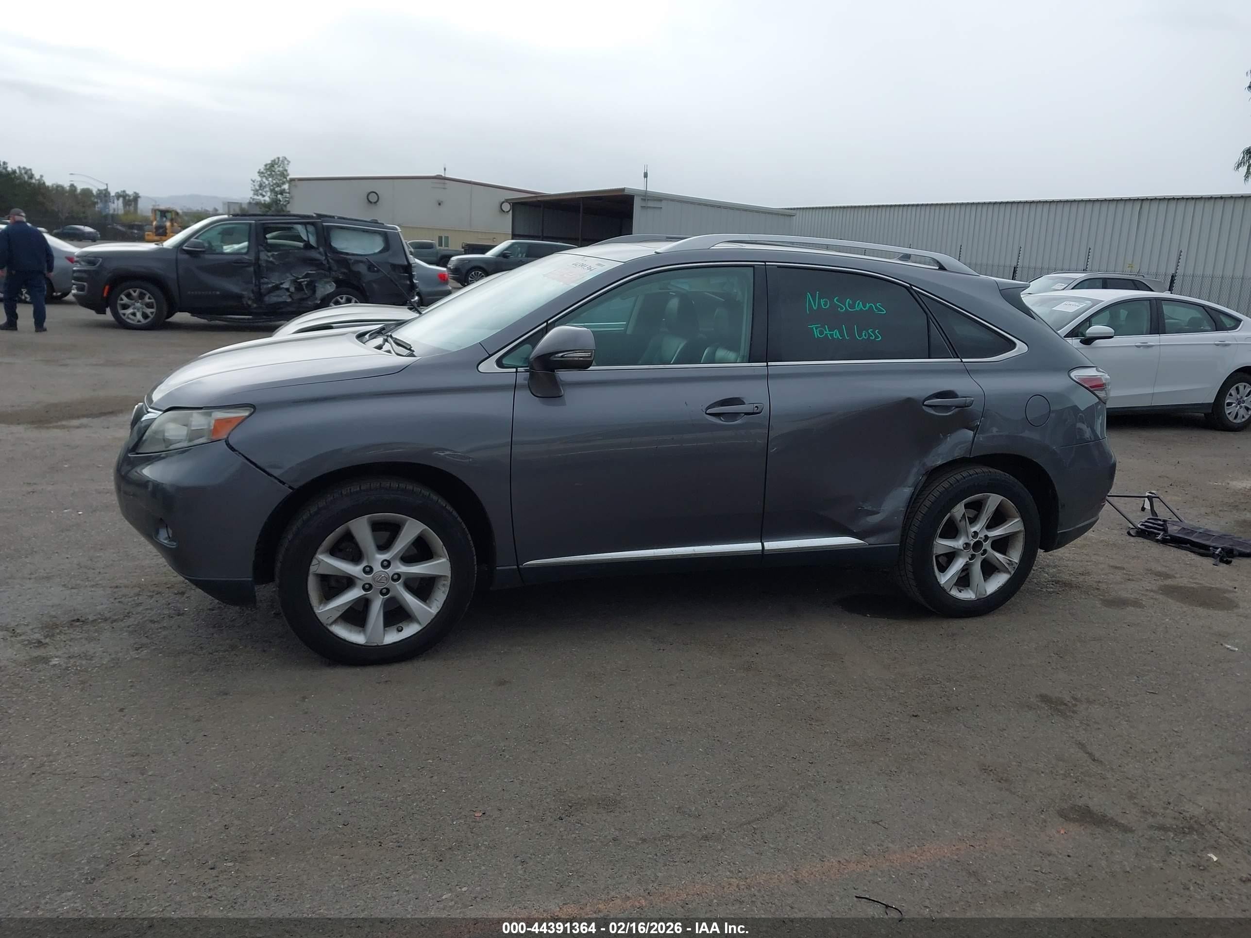 2012 Lexus Rx 350   Серый vin: 2T2ZK1BA0CC086624