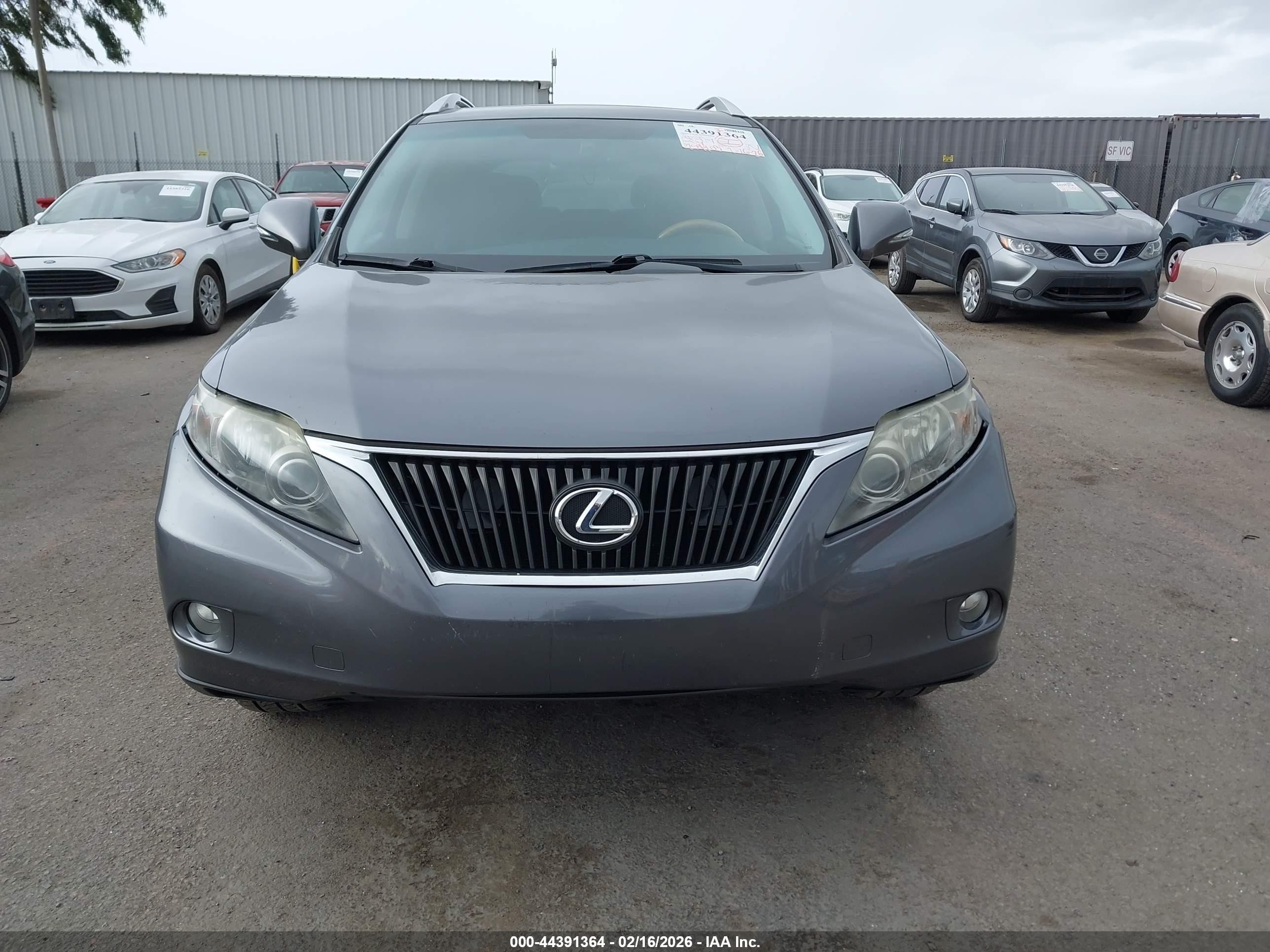 2012 Lexus Rx 350   Серый vin: 2T2ZK1BA0CC086624