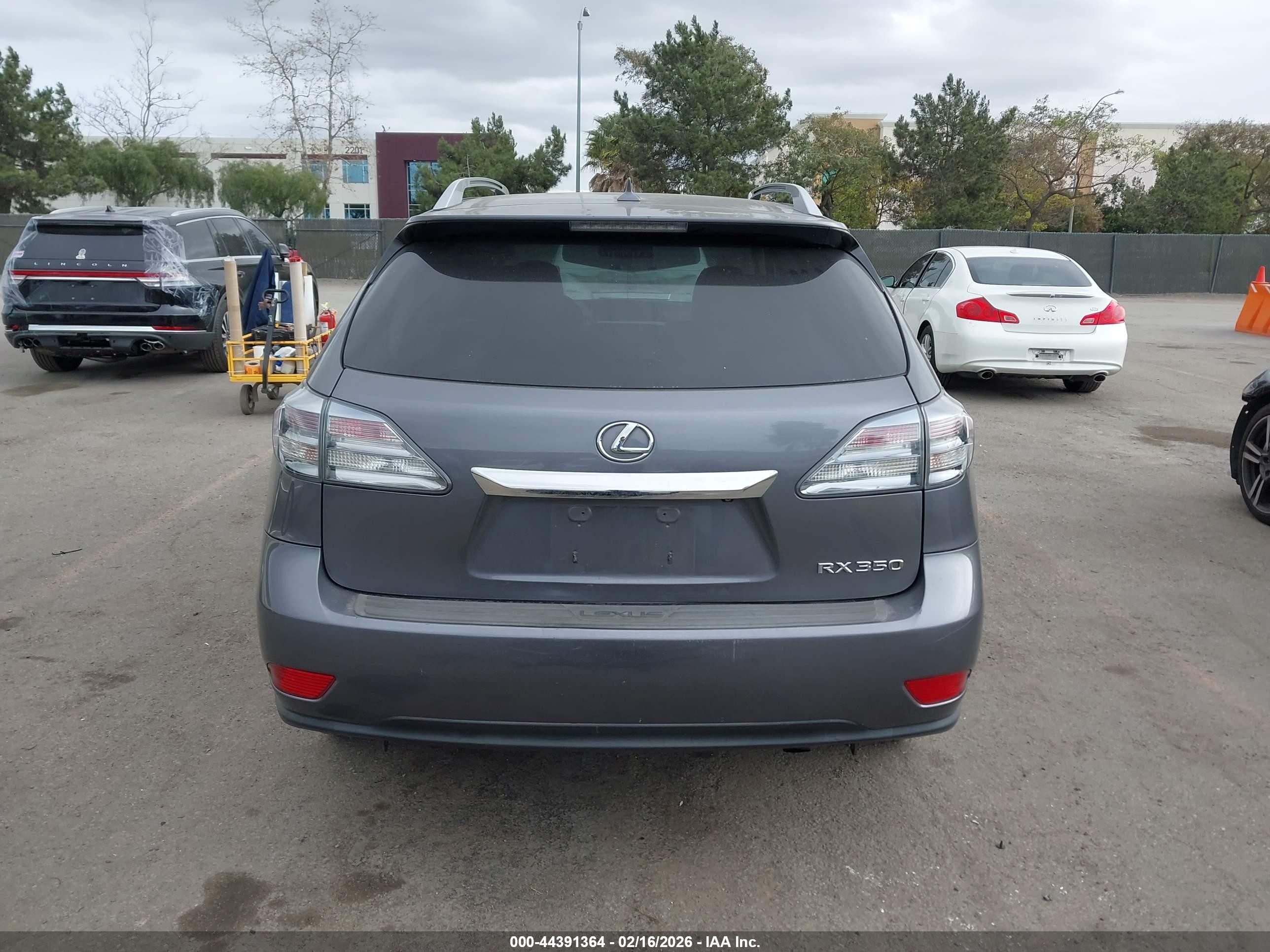 2012 Lexus Rx 350   Серый vin: 2T2ZK1BA0CC086624