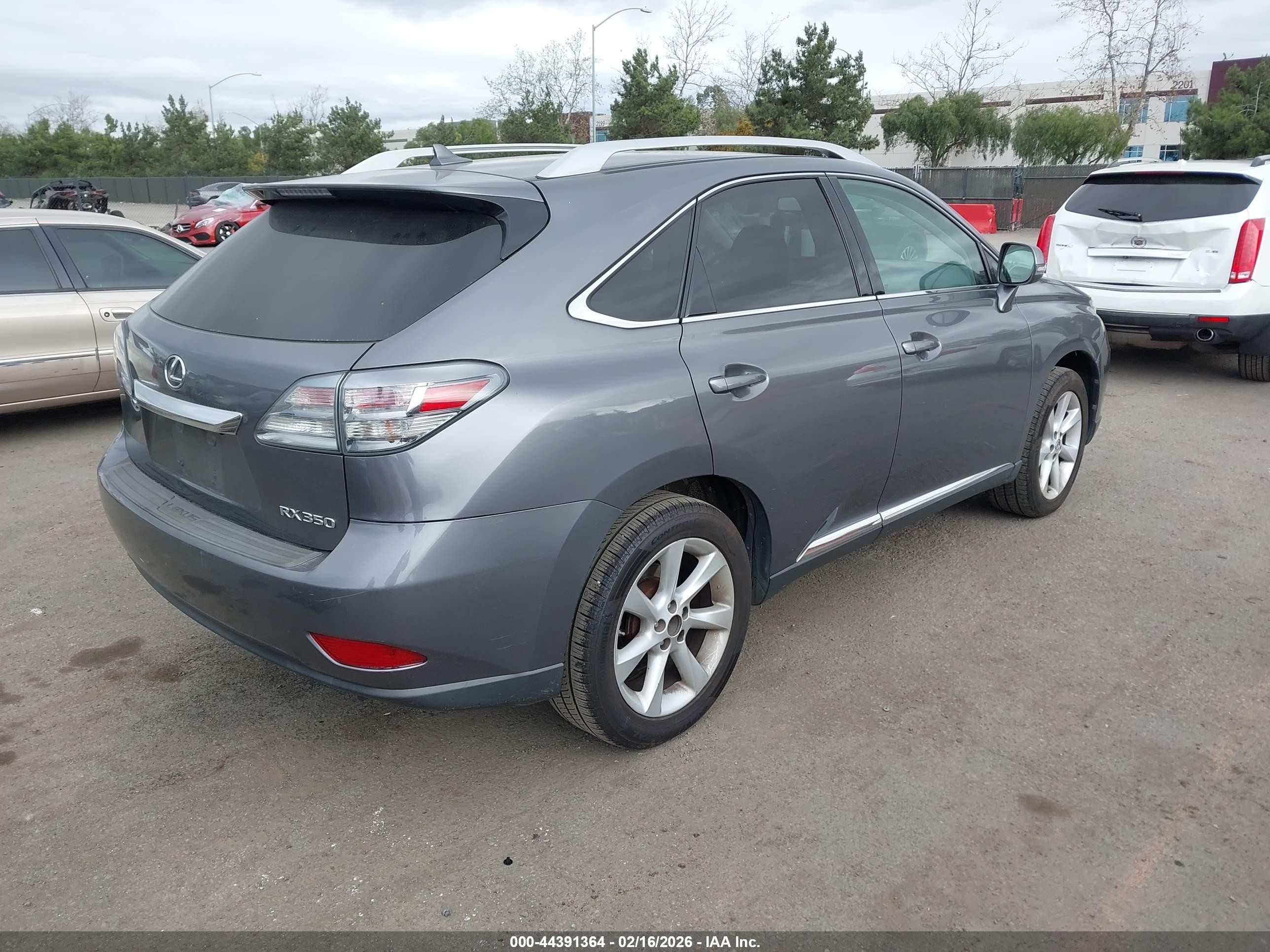 2012 Lexus Rx 350   Серый vin: 2T2ZK1BA0CC086624