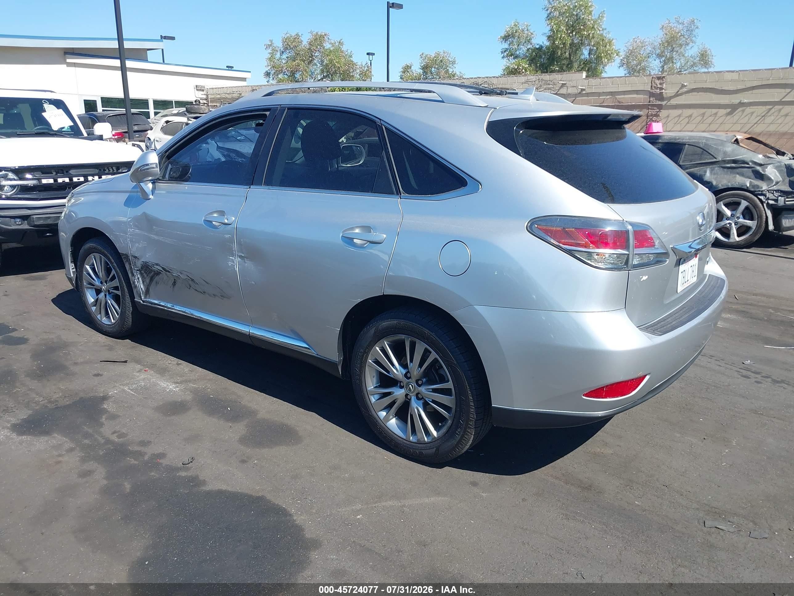 2013 Lexus Rx 350   Silver vin: 2T2ZK1BA0DC092280