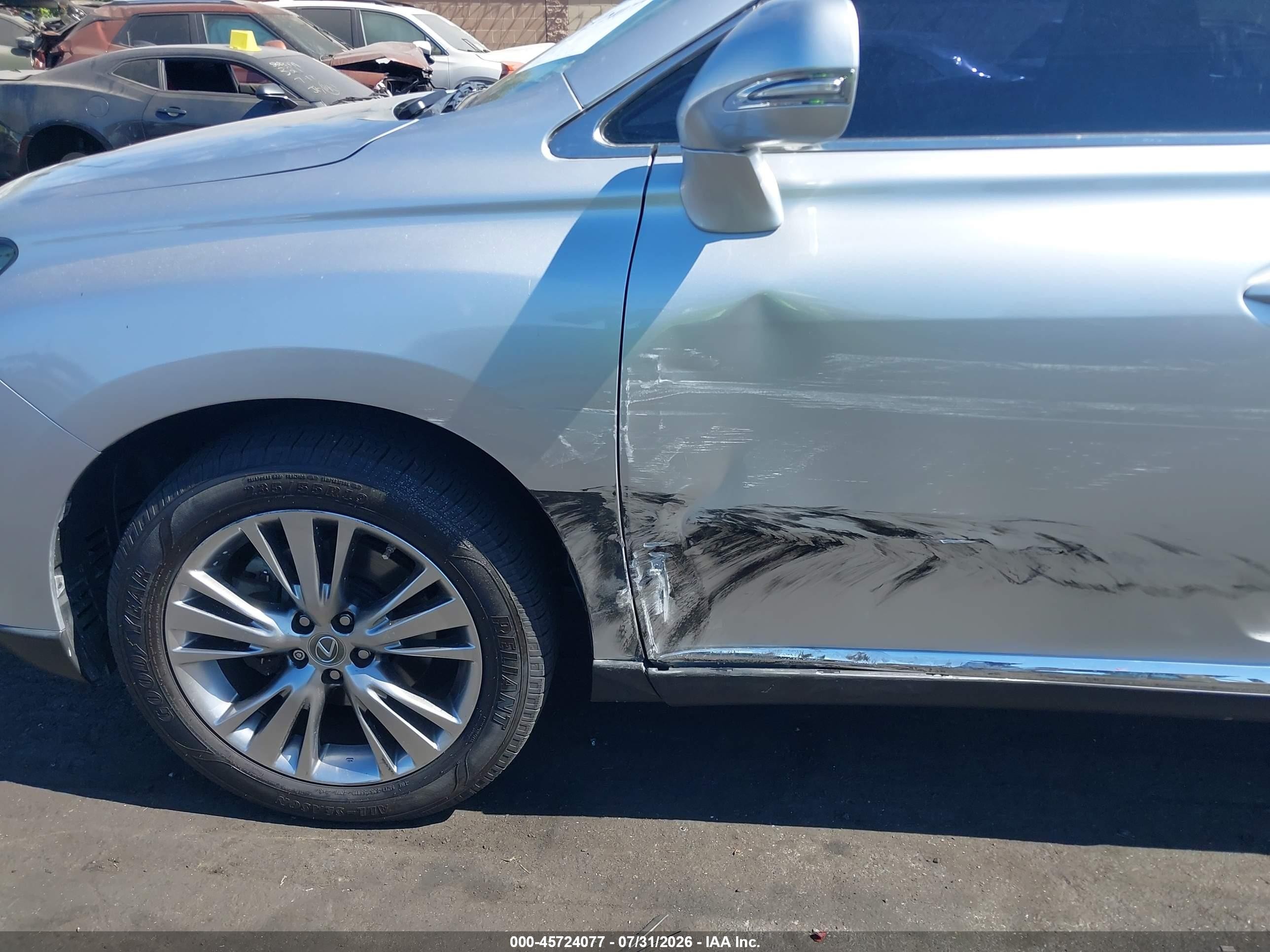 2013 Lexus Rx 350   Silver vin: 2T2ZK1BA0DC092280