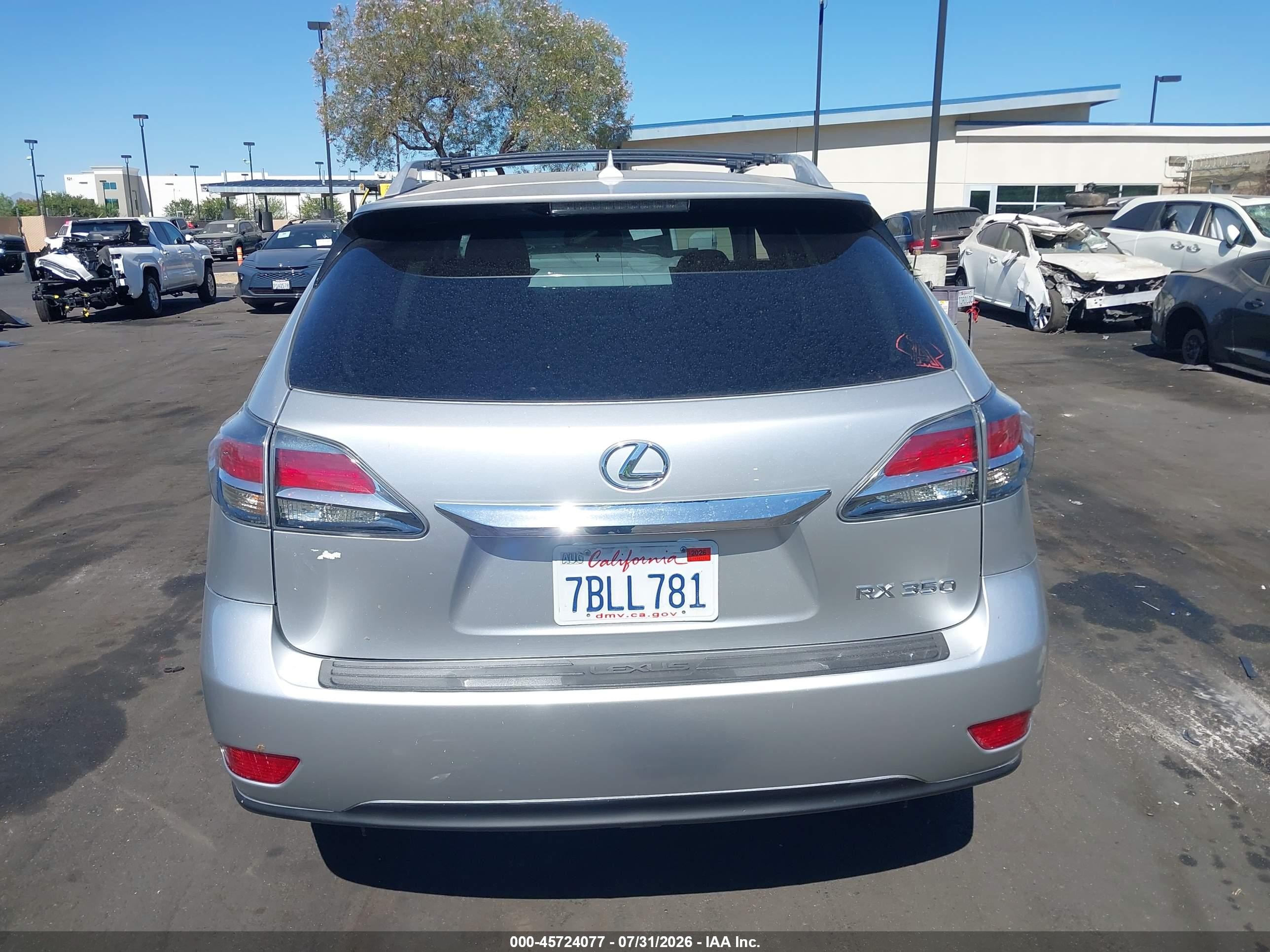2013 Lexus Rx 350   Silver vin: 2T2ZK1BA0DC092280