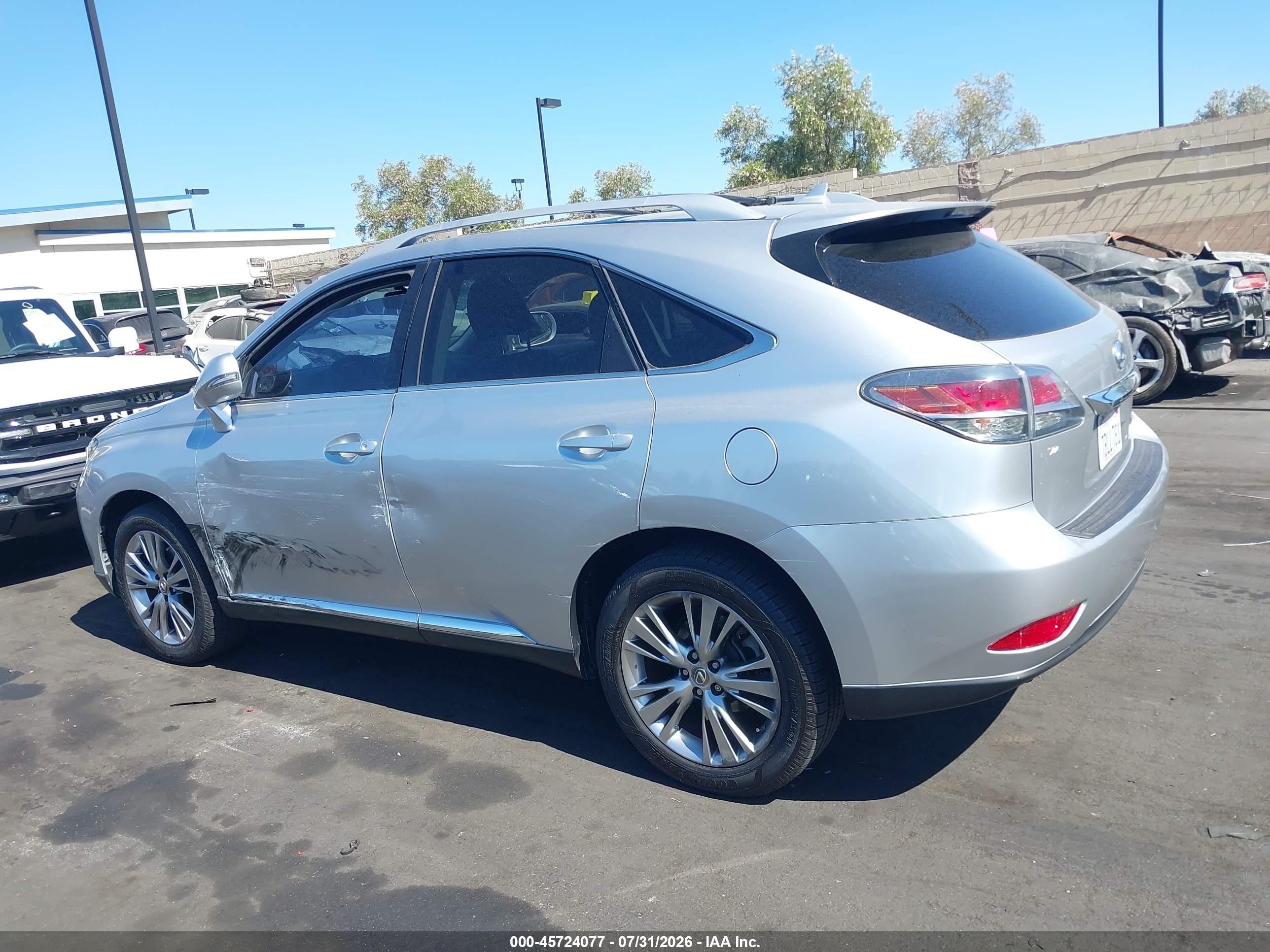 2013 Lexus Rx 350   Silver vin: 2T2ZK1BA0DC092280
