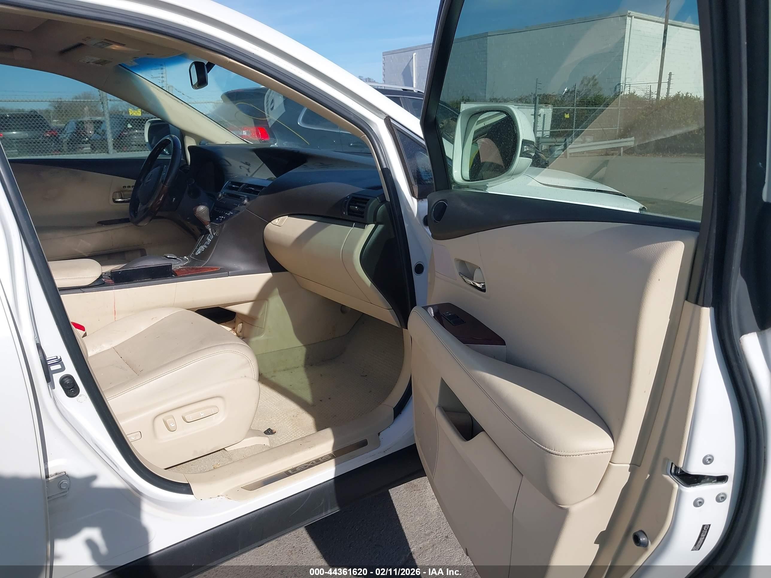 2013 Lexus Rx 350   White vin: 2T2ZK1BA0DC097625