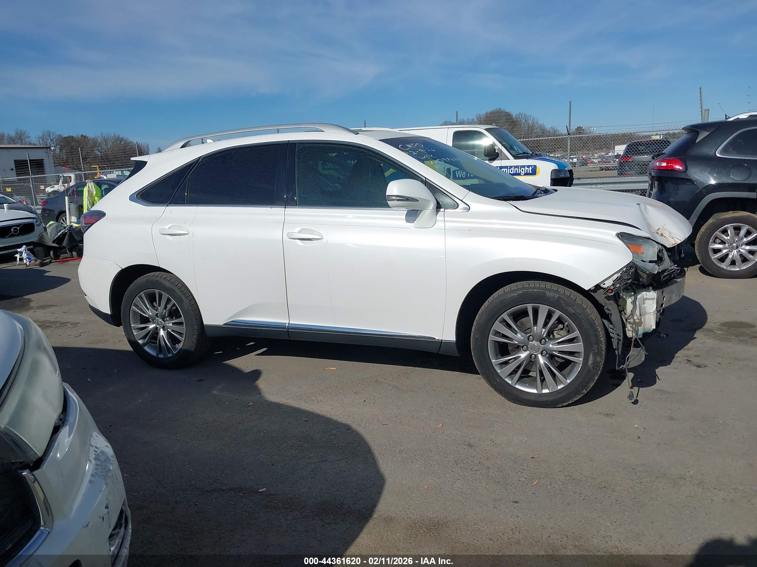 2013 Lexus Rx 350   White vin: 2T2ZK1BA0DC097625