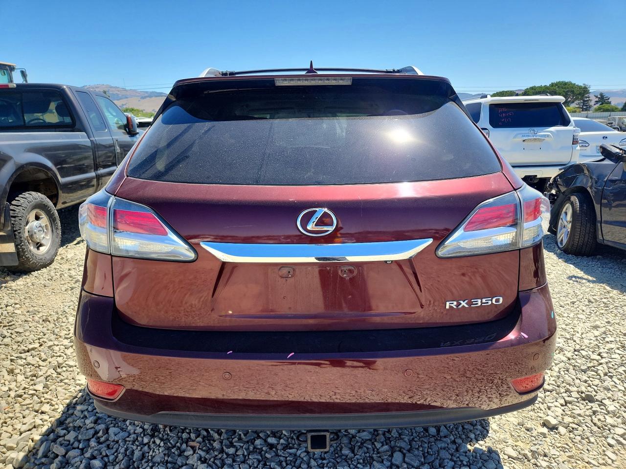 2013 Lexus Rx 350 Burgundy vin: 2T2ZK1BA0DC100541