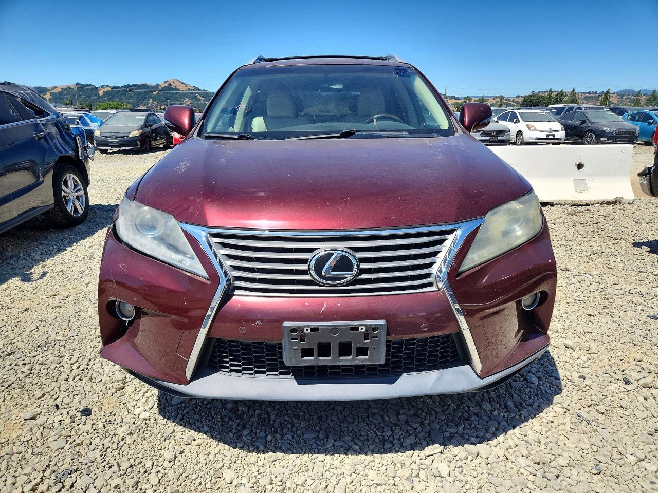 2013 Lexus Rx 350 Burgundy vin: 2T2ZK1BA0DC100541