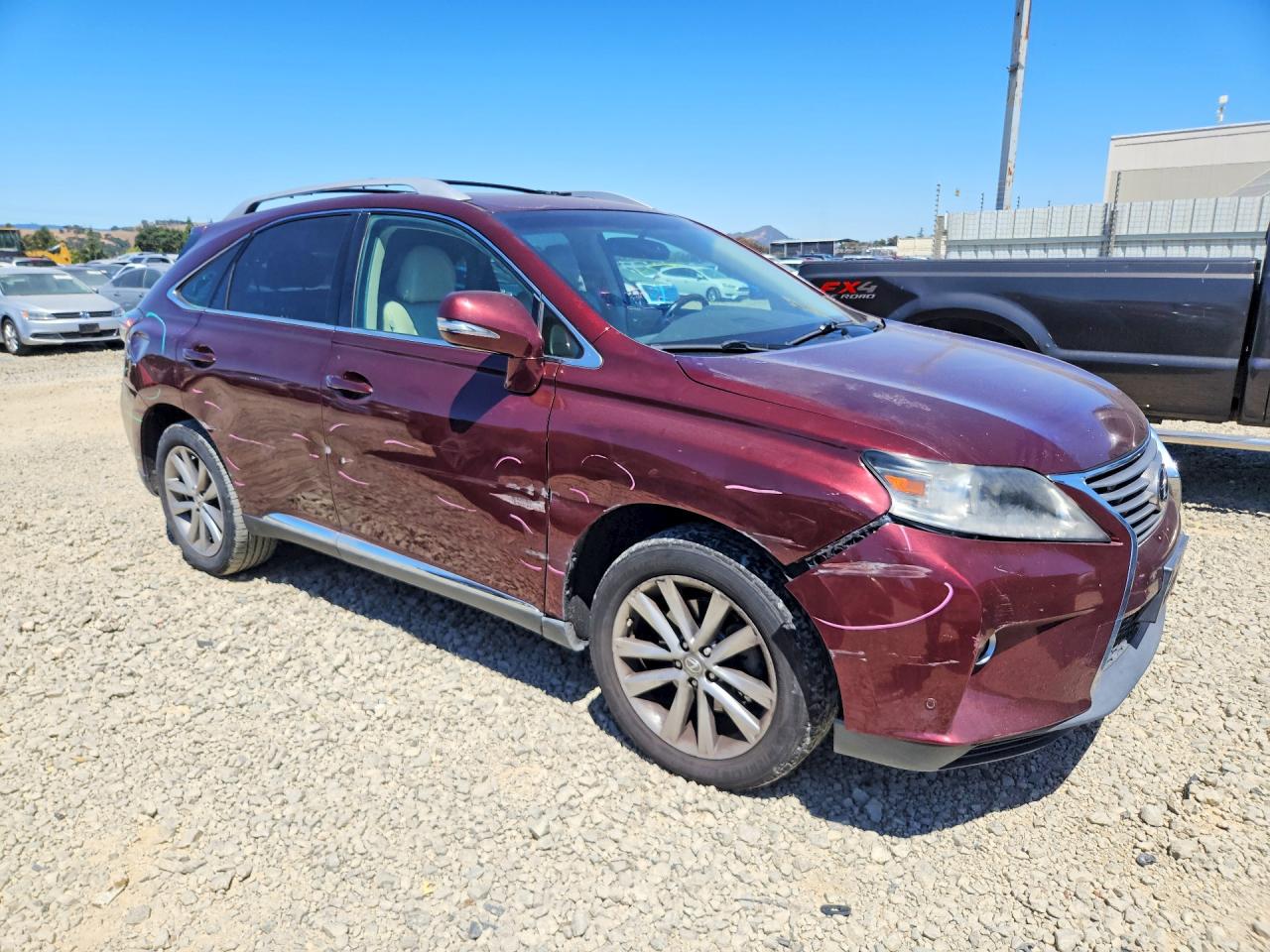 2013 Lexus Rx 350 Burgundy vin: 2T2ZK1BA0DC100541