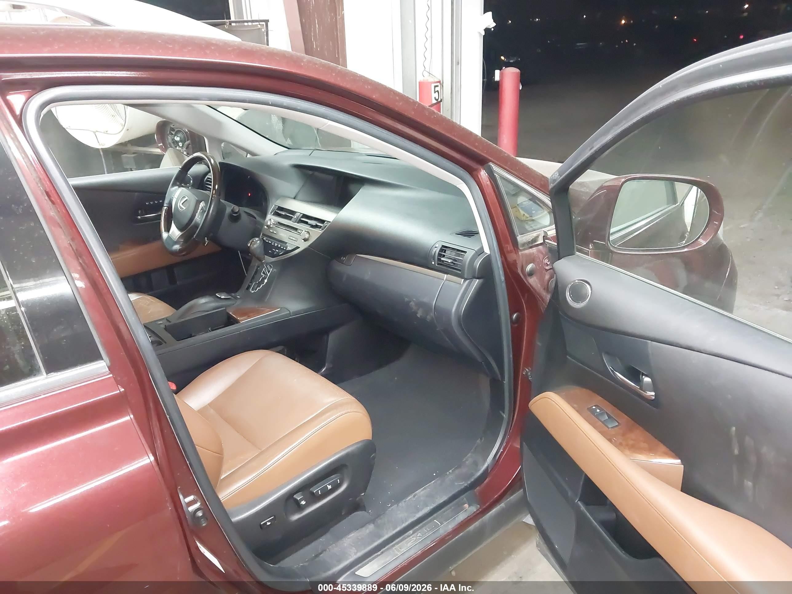 2013 Lexus Rx 350 Burgundy vin: 2T2ZK1BA0DC111247