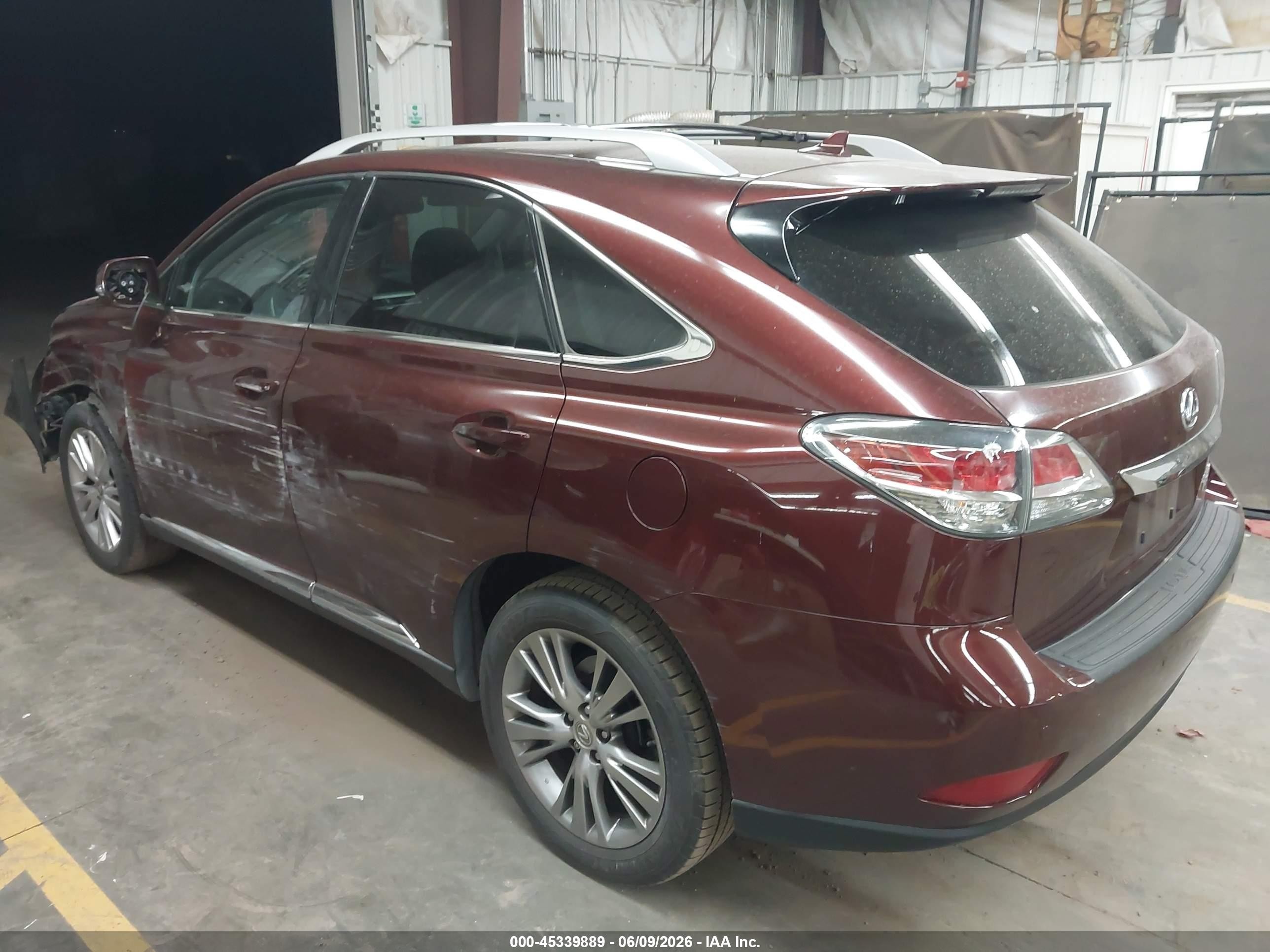 2013 Lexus Rx 350 Burgundy vin: 2T2ZK1BA0DC111247