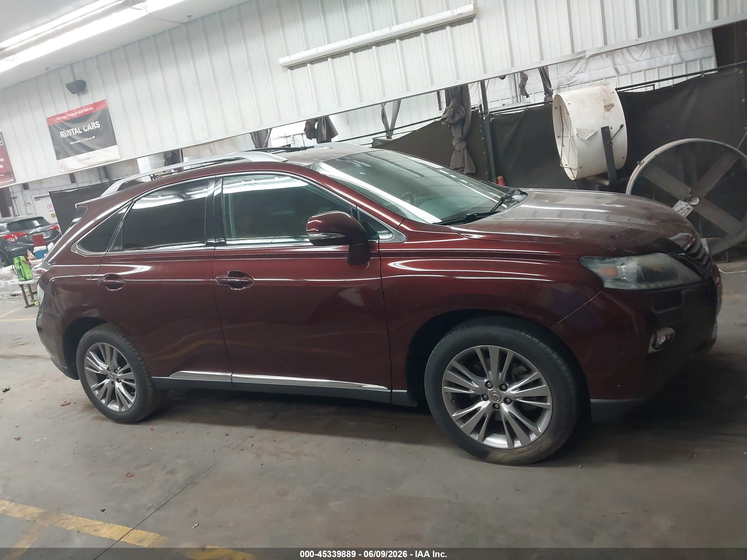 2013 Lexus Rx 350 Burgundy vin: 2T2ZK1BA0DC111247