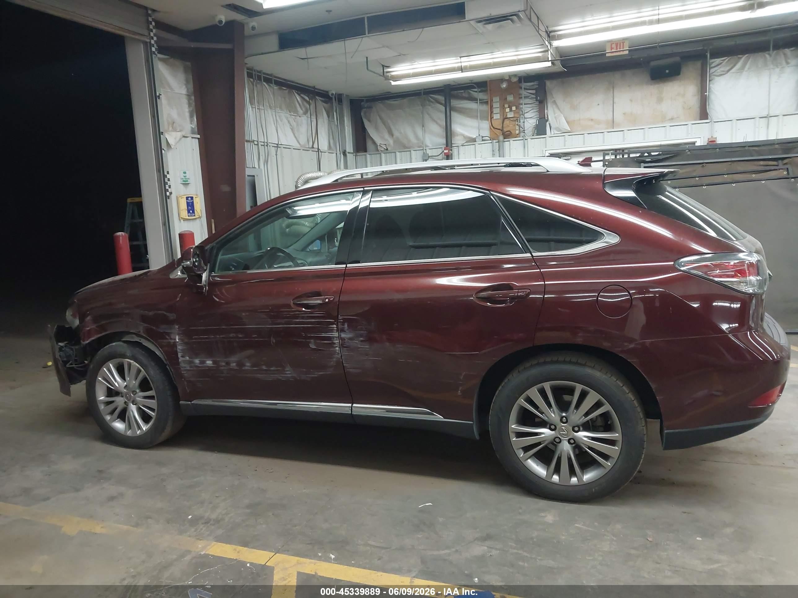 2013 Lexus Rx 350 Burgundy vin: 2T2ZK1BA0DC111247