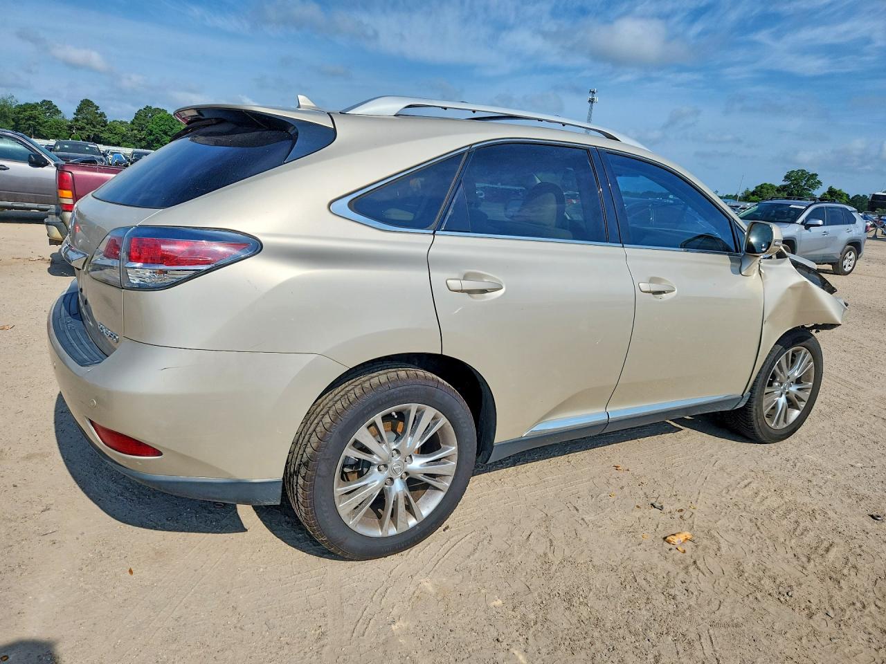 2013 Lexus Rx 350 Beige vin: 2T2ZK1BA0DC113547