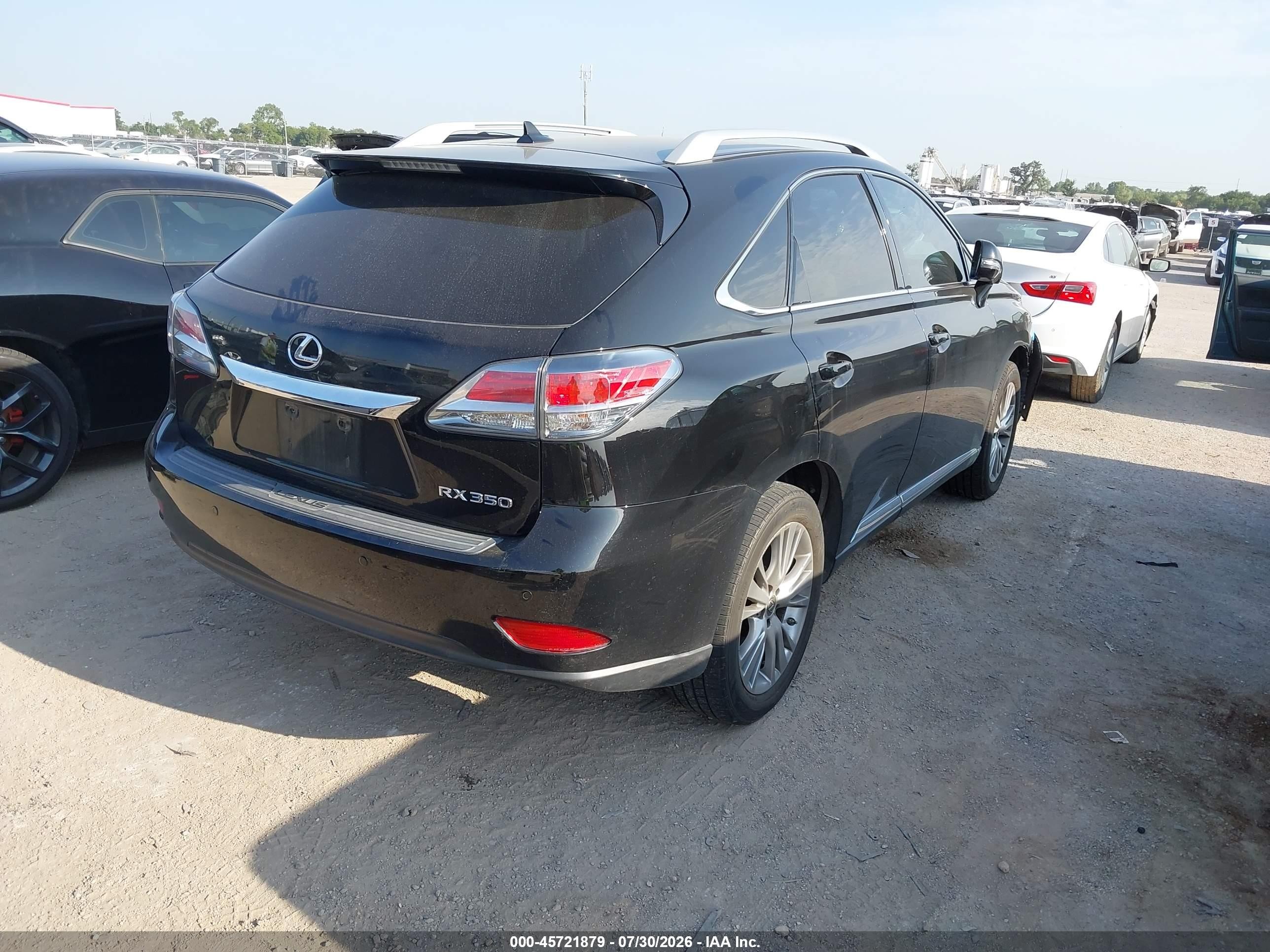 2013 Lexus Rx 350   Black vin: 2T2ZK1BA0DC116996