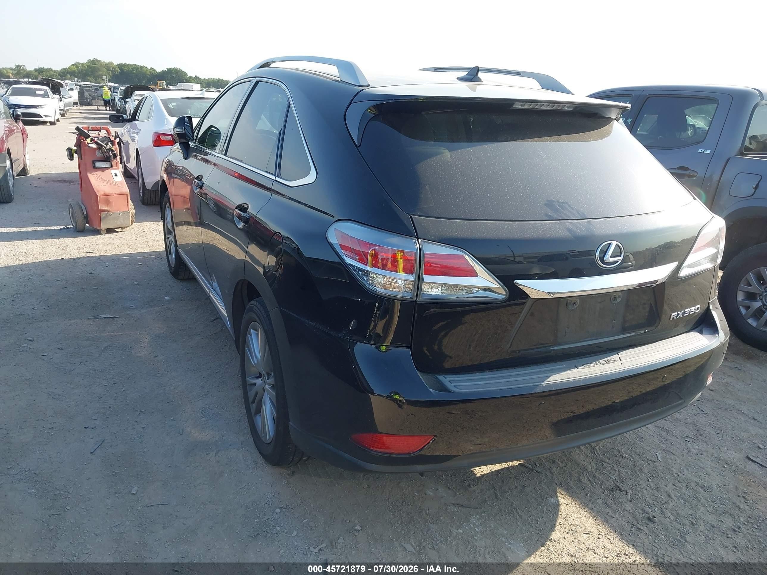 2013 Lexus Rx 350   Black vin: 2T2ZK1BA0DC116996