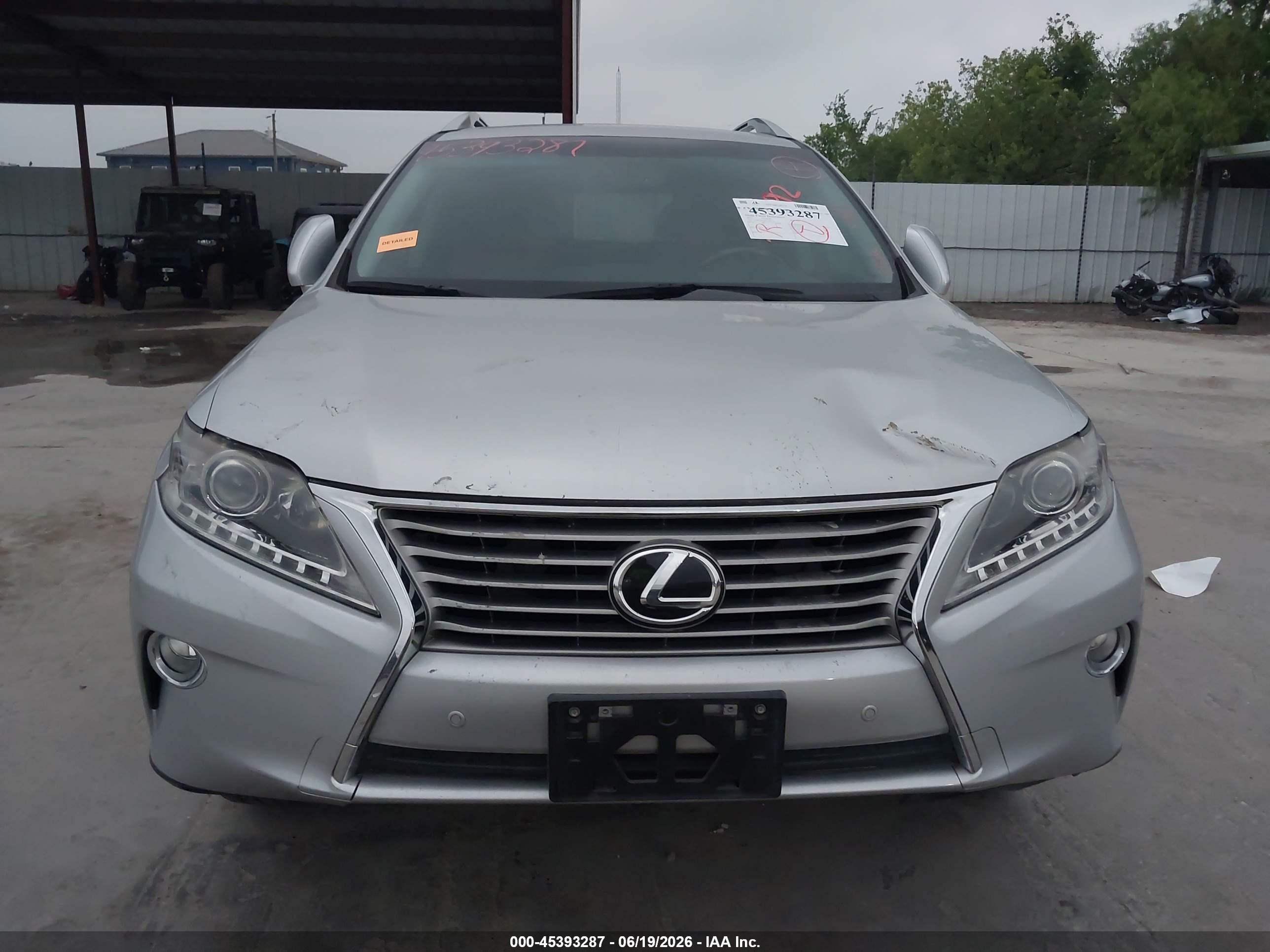 2013 Lexus Rx 350   Silver vin: 2T2ZK1BA0DC128792