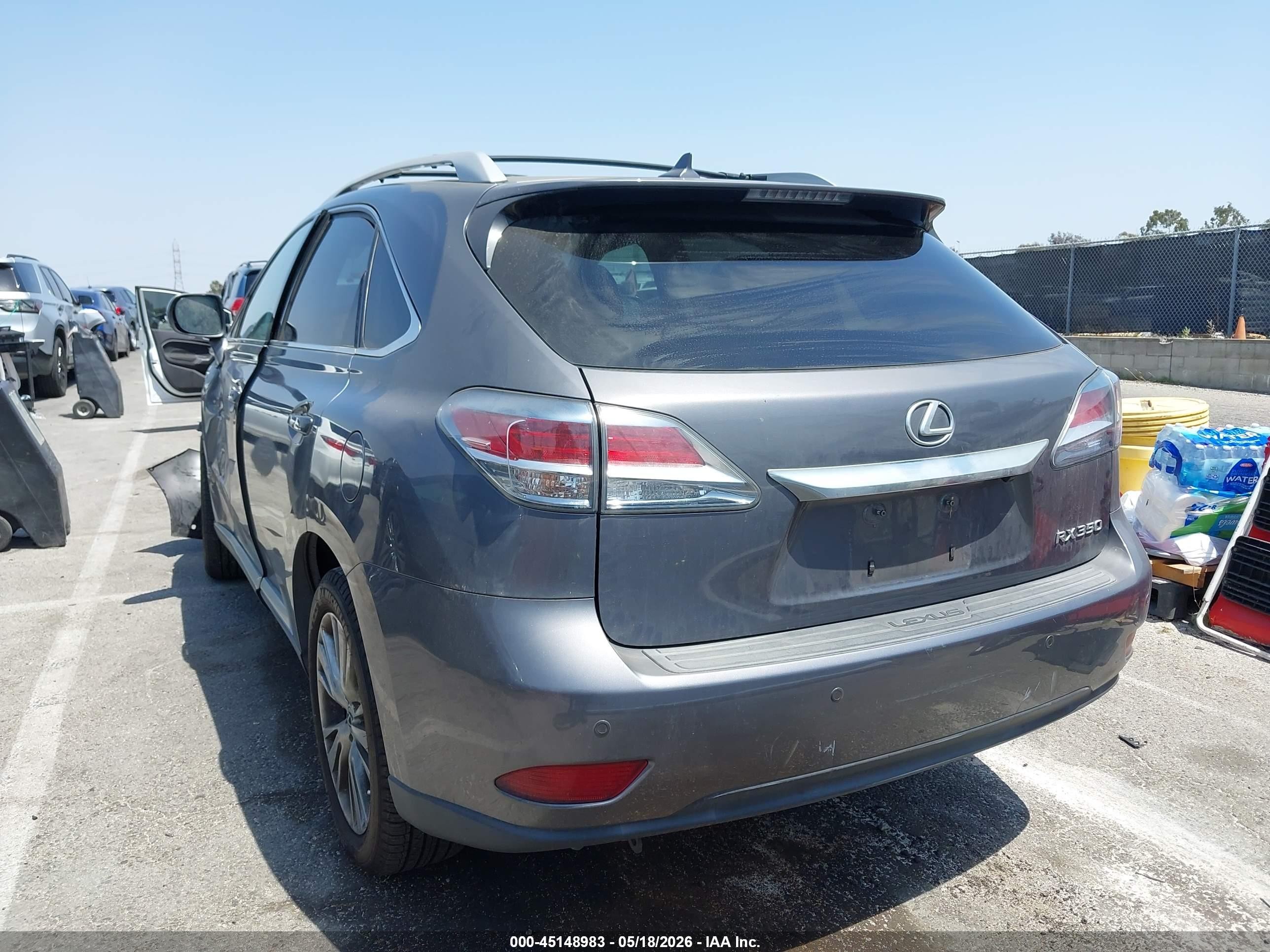 2013 Lexus Rx 350   Gray vin: 2T2ZK1BA0DC128890