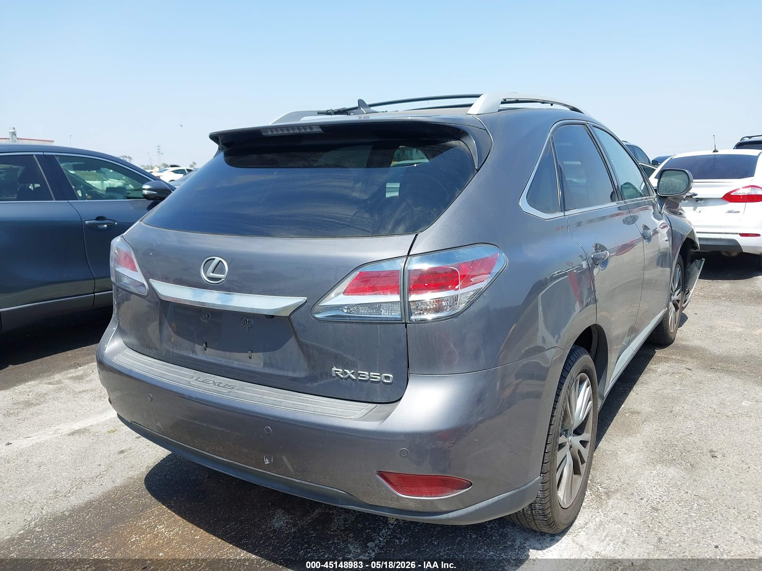 2013 Lexus Rx 350   Gray vin: 2T2ZK1BA0DC128890
