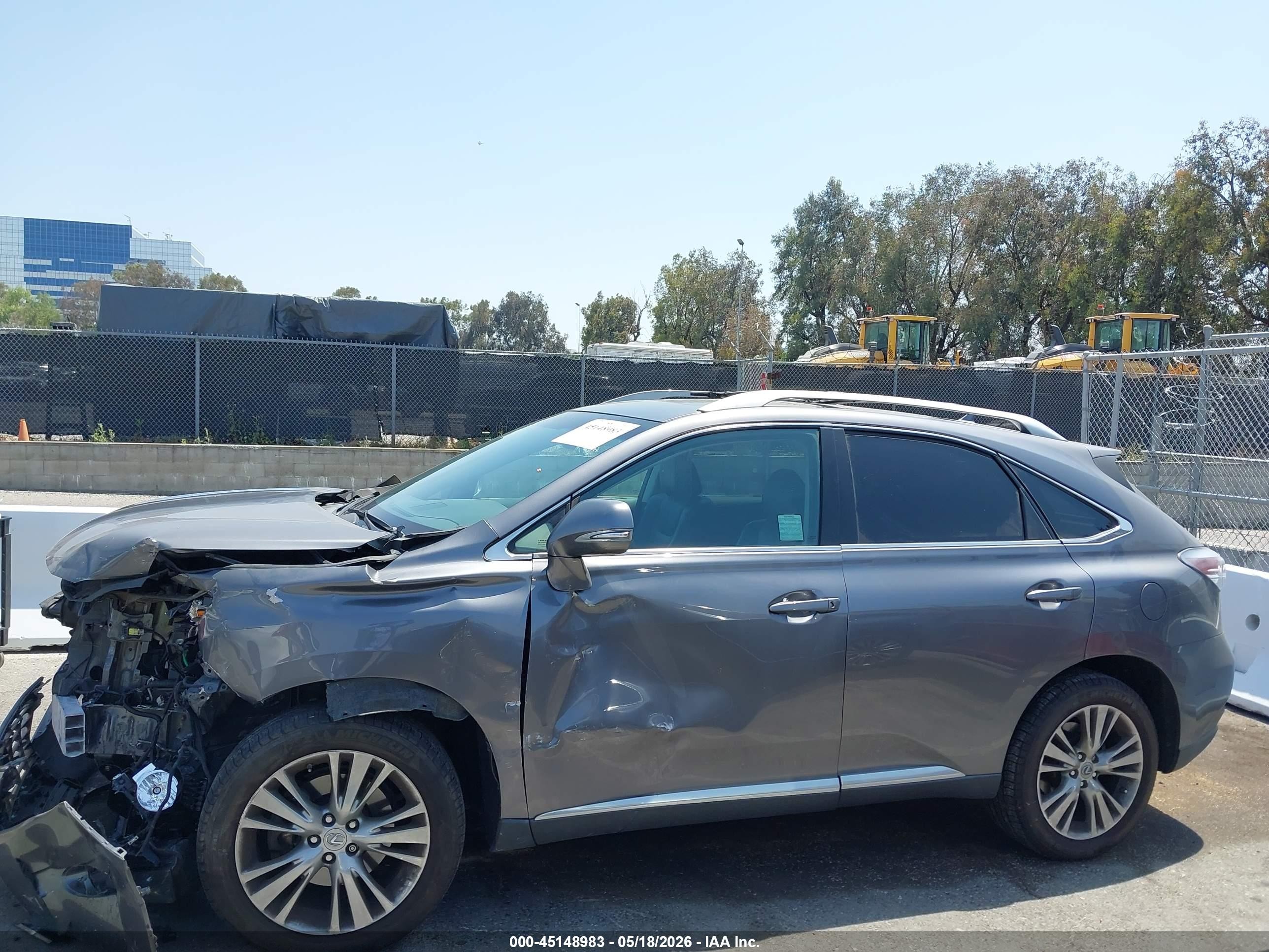 2013 Lexus Rx 350   Gray vin: 2T2ZK1BA0DC128890