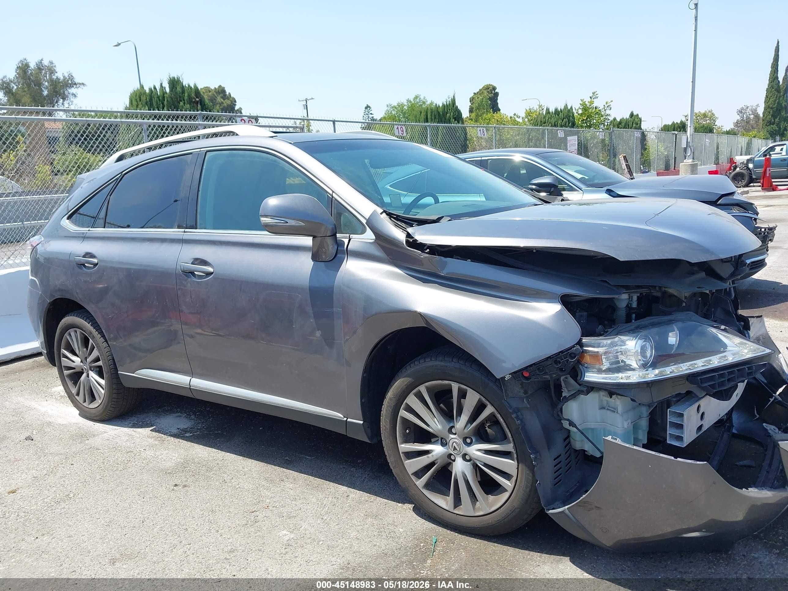 2013 Lexus Rx 350   Gray vin: 2T2ZK1BA0DC128890