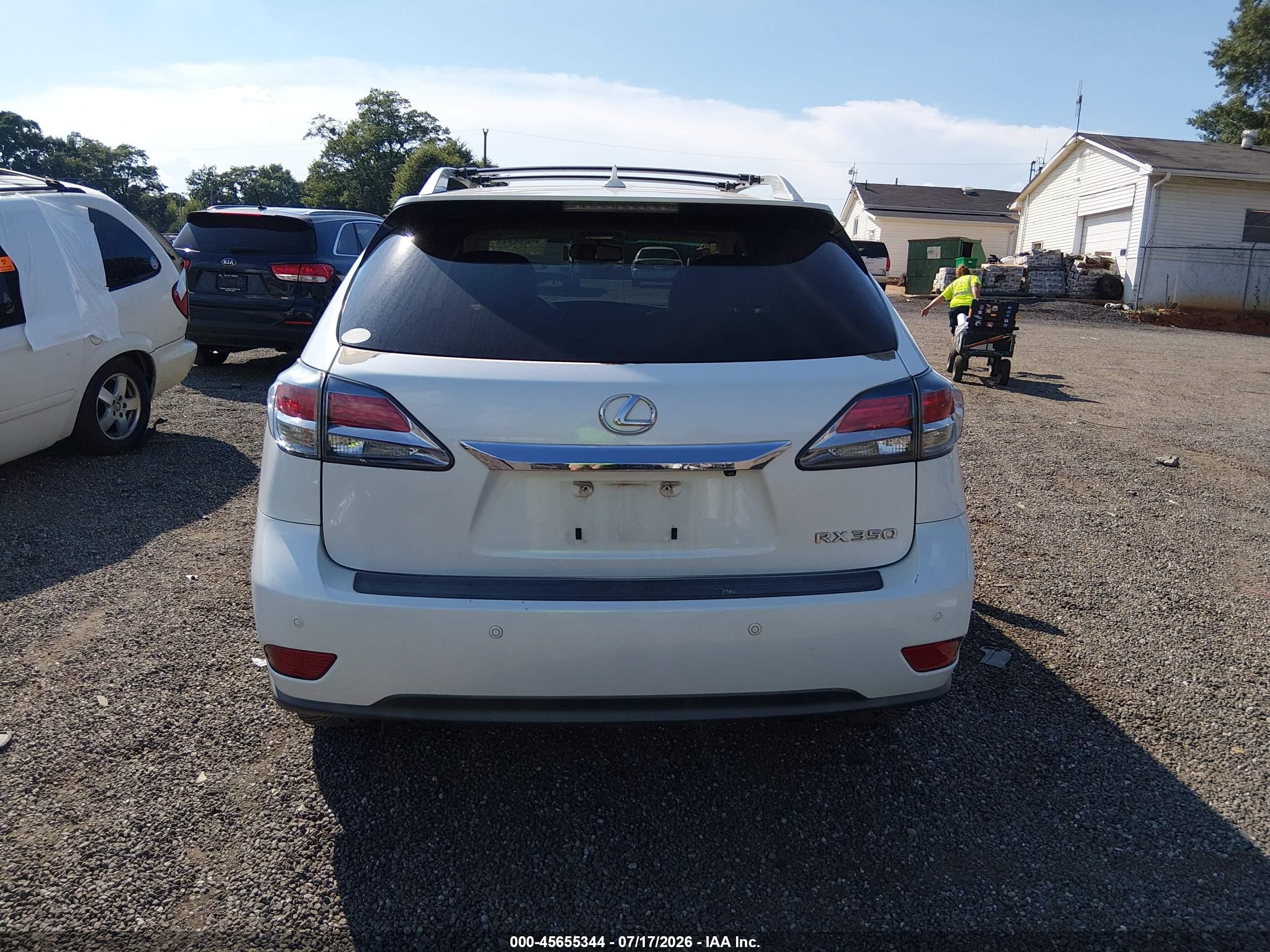 2013 Lexus Rx 350   White vin: 2T2ZK1BA0DC129652