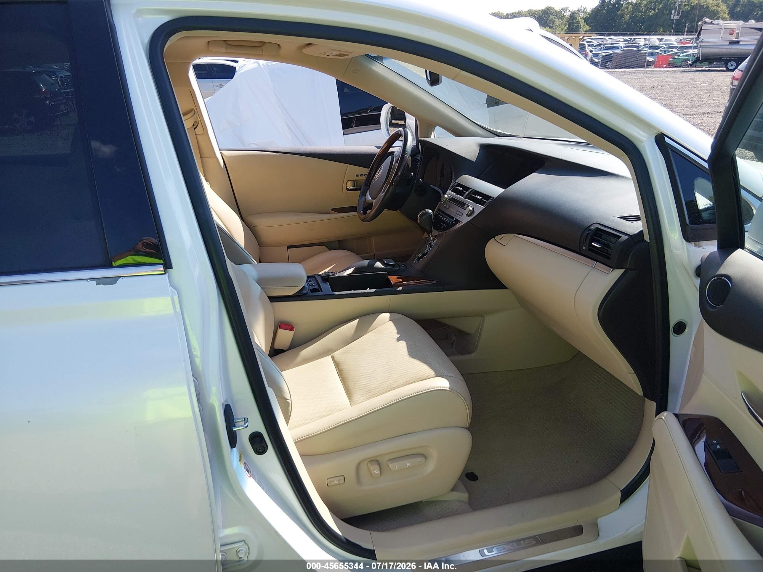 2013 Lexus Rx 350   White vin: 2T2ZK1BA0DC129652