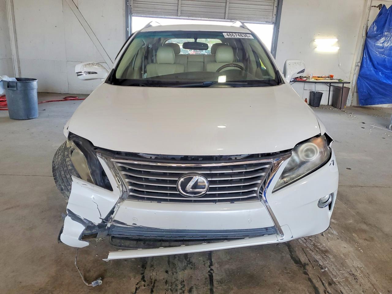 2013 Lexus Rx 350 Base White vin: 2T2ZK1BA0DC131725