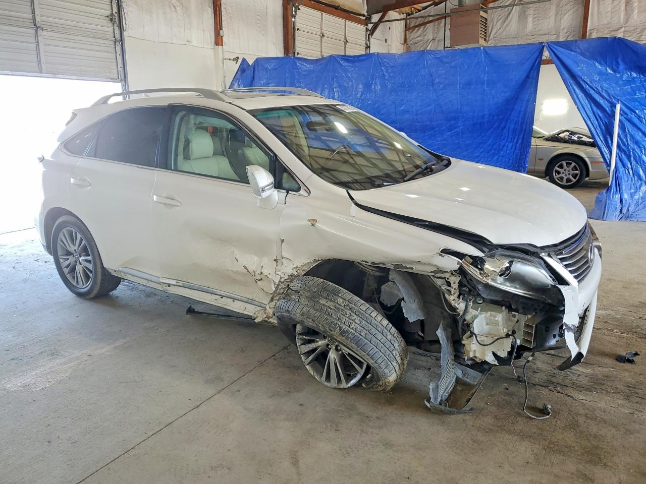 2013 Lexus Rx 350 Base White vin: 2T2ZK1BA0DC131725