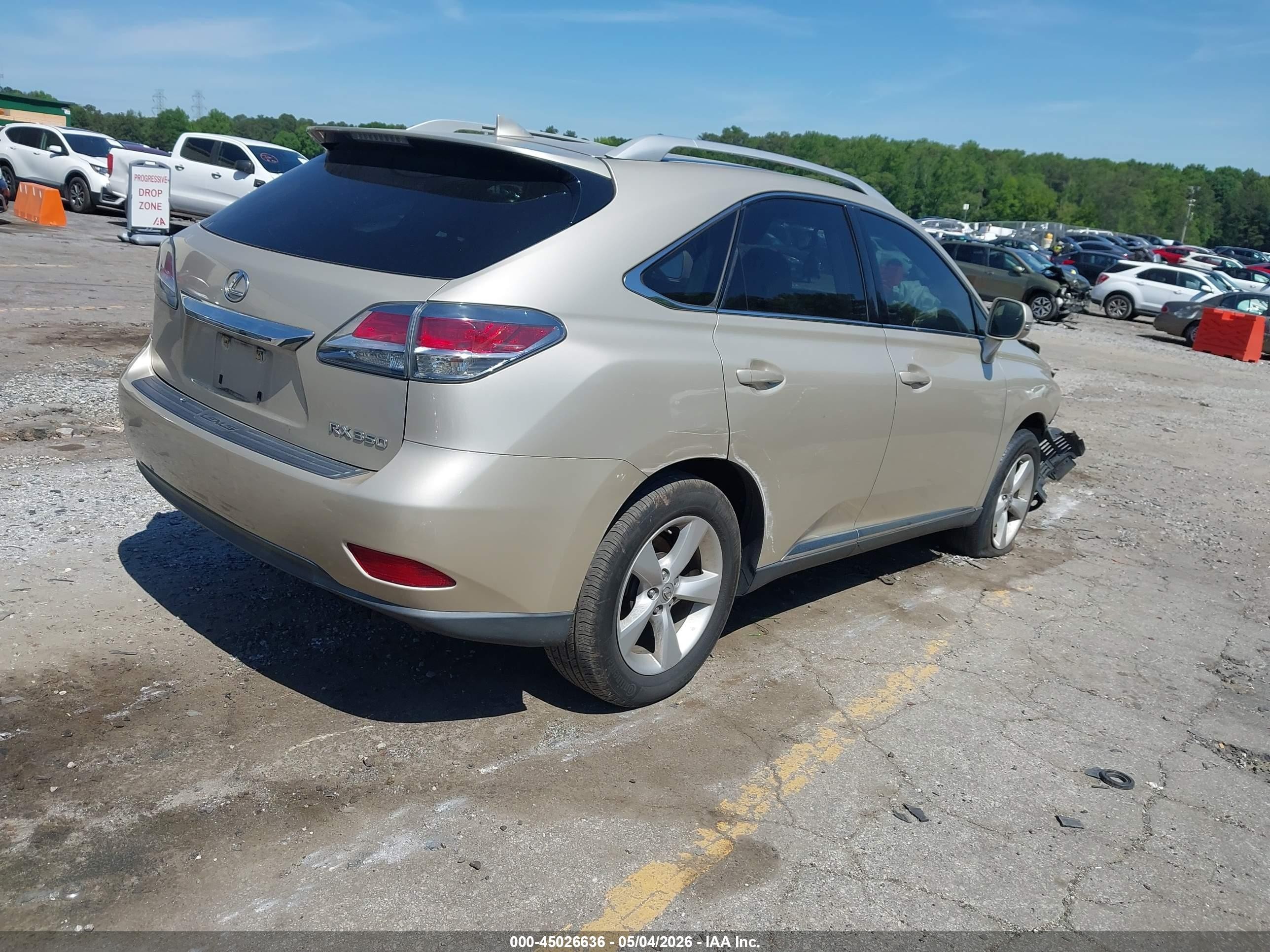 2014 Lexus Rx 350 Beige vin: 2T2ZK1BA0EC139910