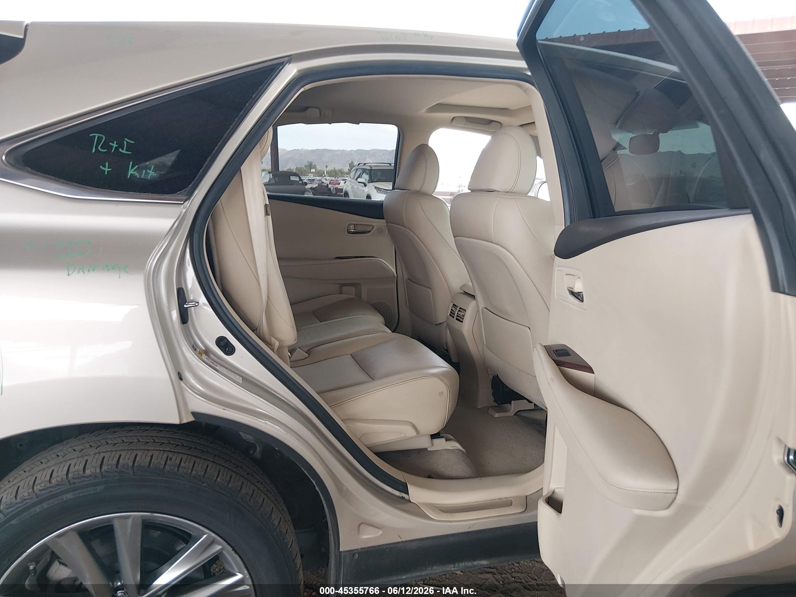 2014 Lexus Rx 350 Beige vin: 2T2ZK1BA0EC146288