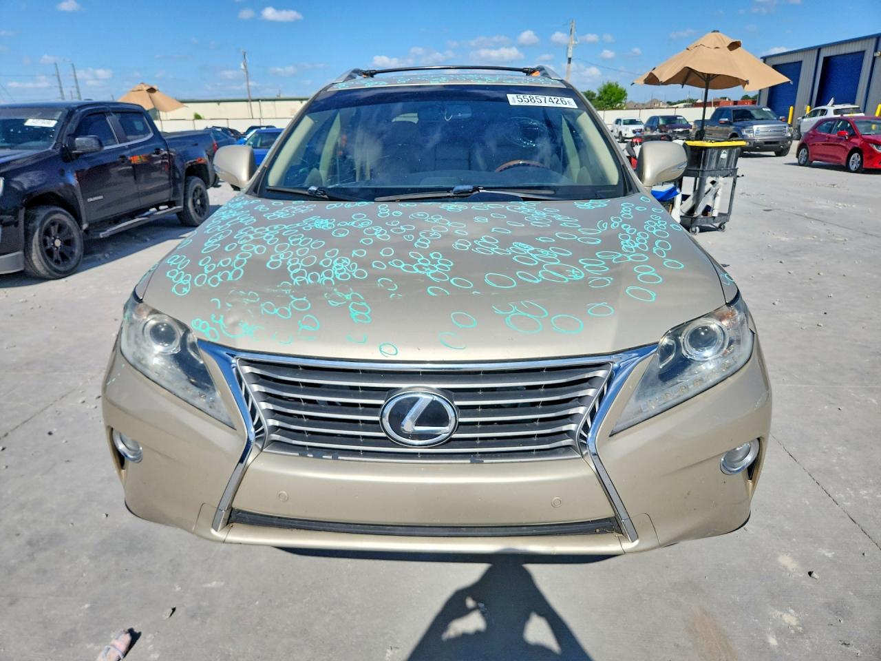 2014 Lexus Rx 350 Tan vin: 2T2ZK1BA0EC147134
