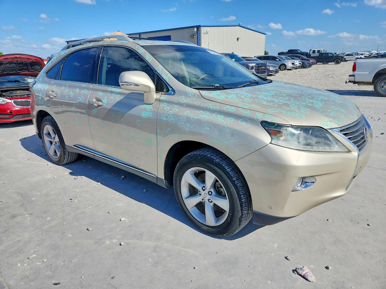 2014 Lexus Rx 350 Tan vin: 2T2ZK1BA0EC147134