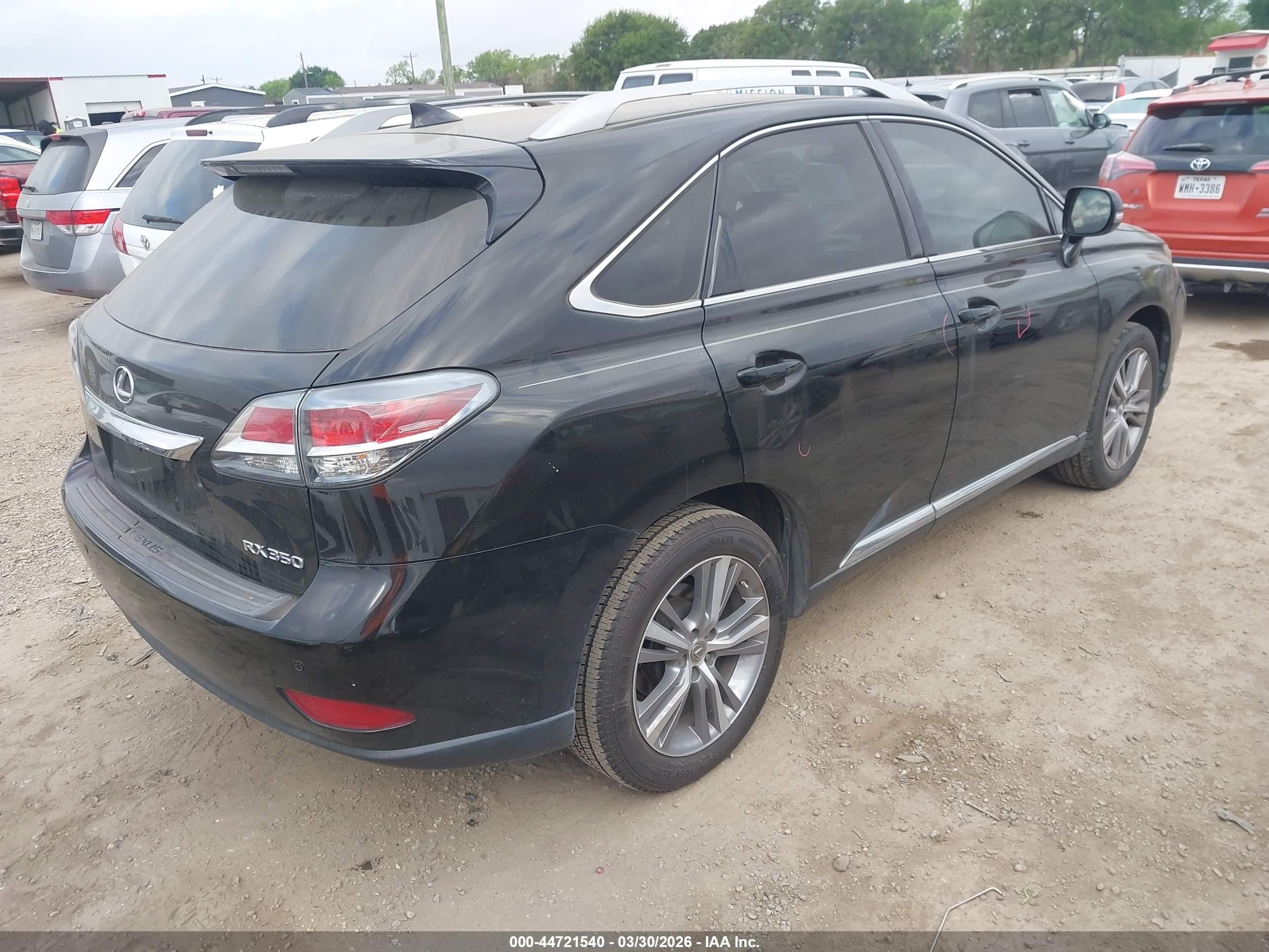 2015 Lexus Rx 350   Black vin: 2T2ZK1BA0FC152870