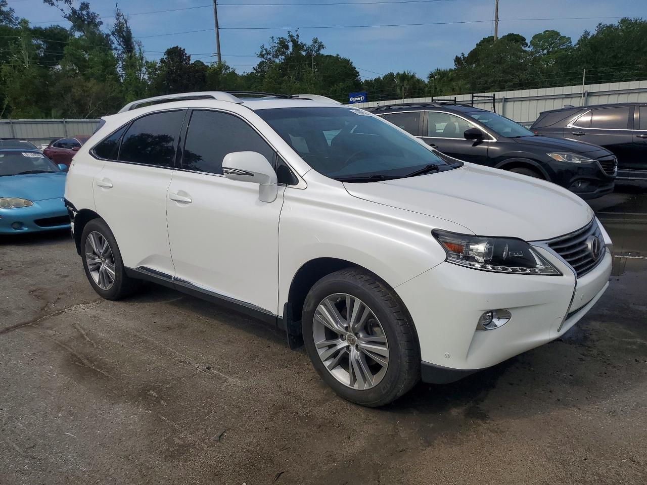 2015 Lexus Rx 350 Base White vin: 2T2ZK1BA0FC161925