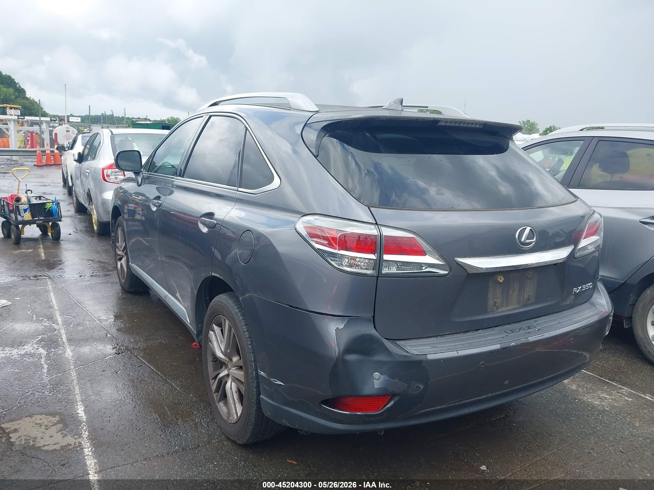 2015 Lexus Rx 350   Gray vin: 2T2ZK1BA0FC168597