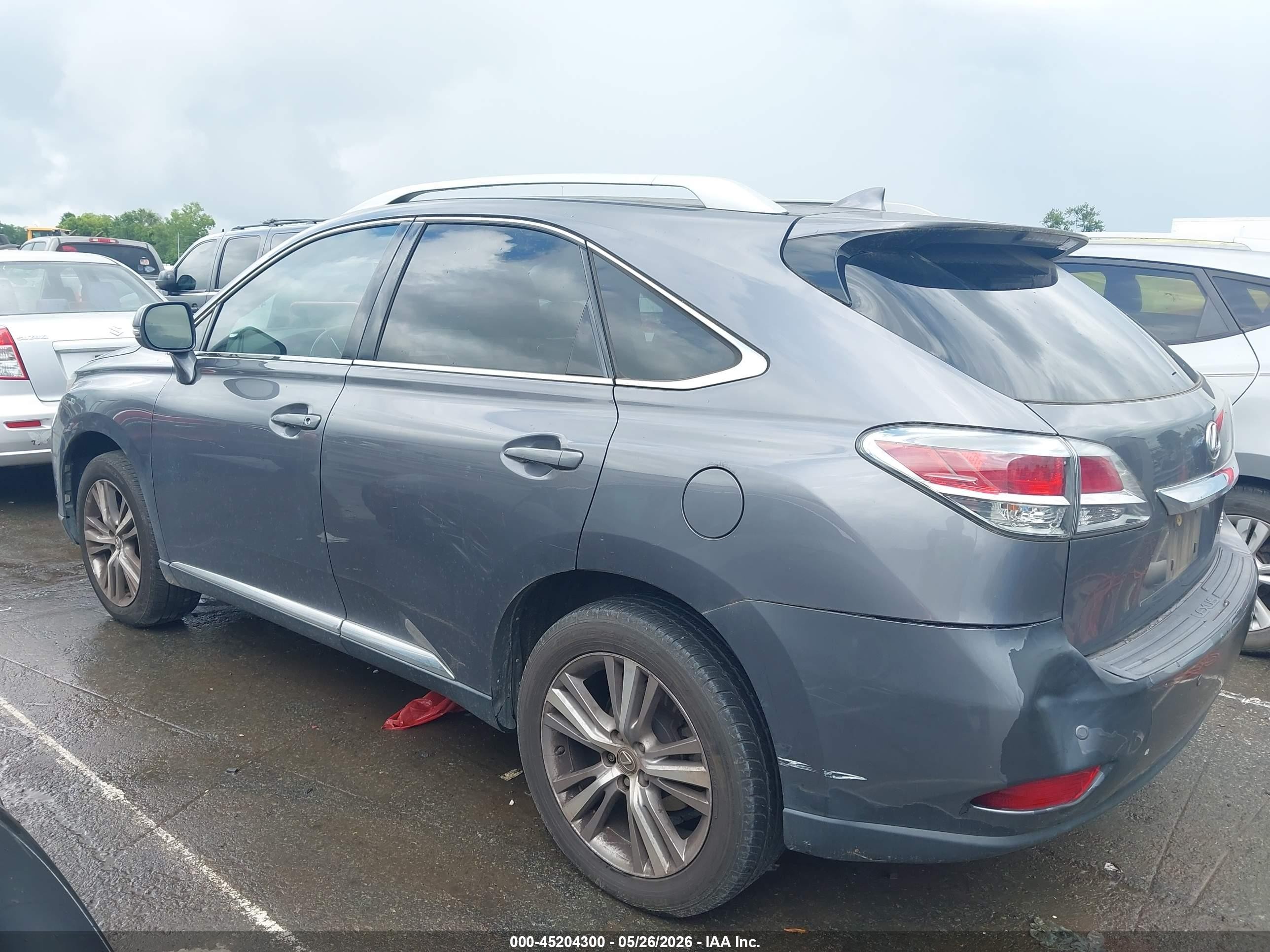 2015 Lexus Rx 350   Gray vin: 2T2ZK1BA0FC168597