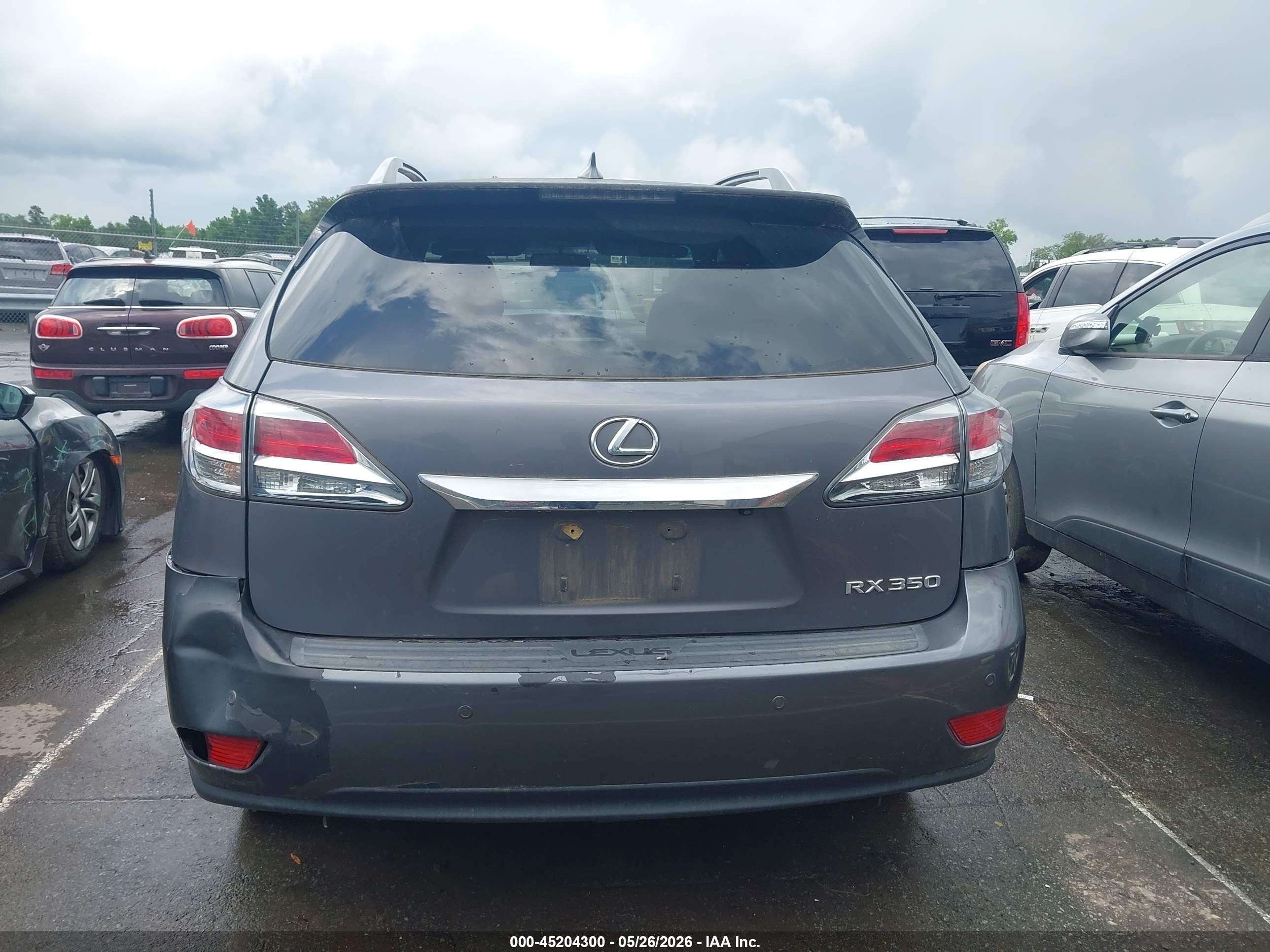 2015 Lexus Rx 350   Gray vin: 2T2ZK1BA0FC168597